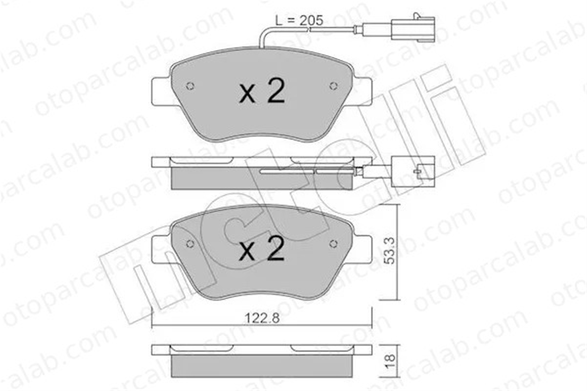 VALEO 601062 Fren Disk Balata Ön FIAT PUNTO EVO ALFA ROMEO MITO 77365543 9949273