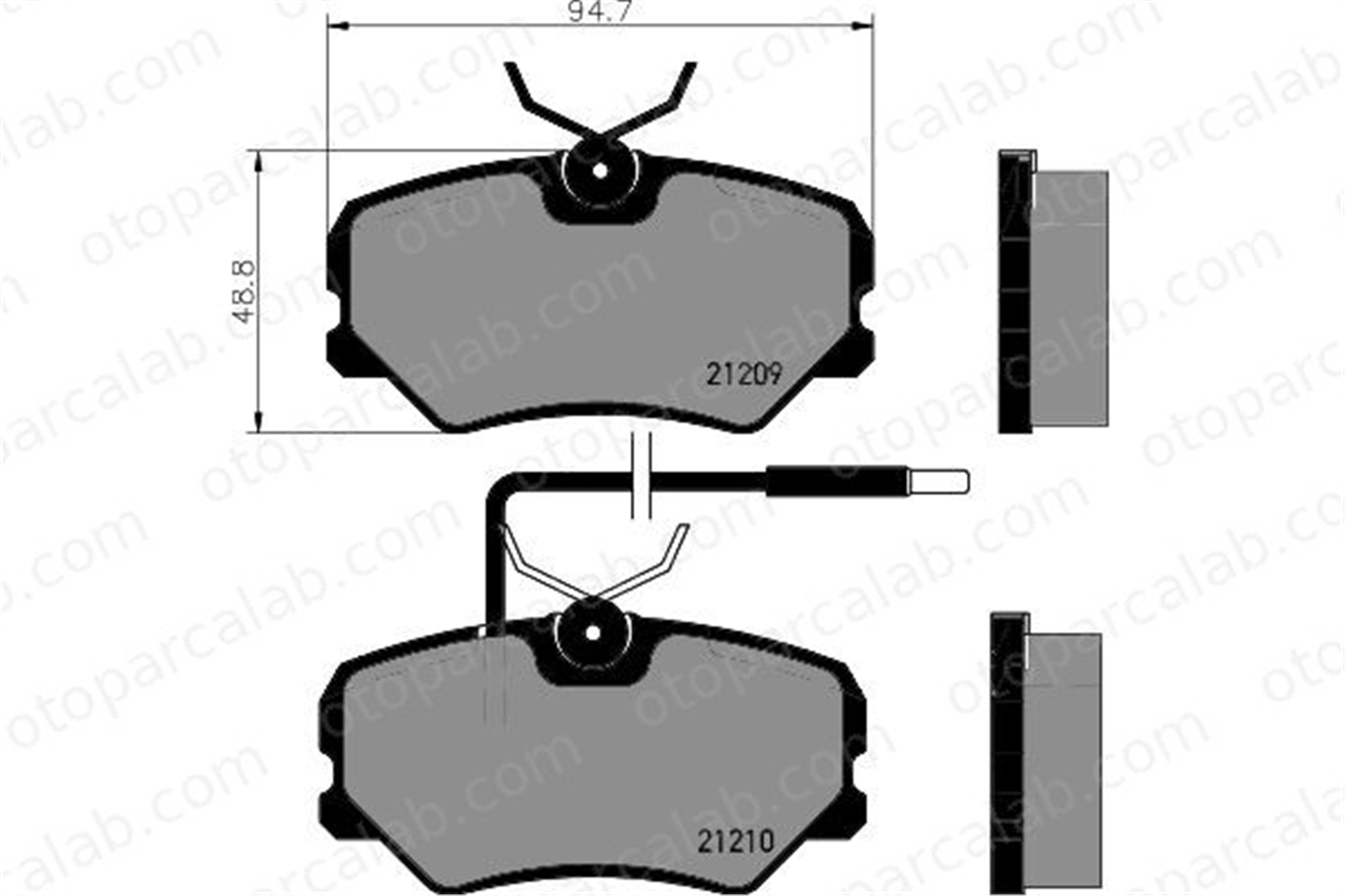 VALEO 670353 Fren Disk Balata Ön PEUGEOT 405 I 405 I Break 425107 1617277380