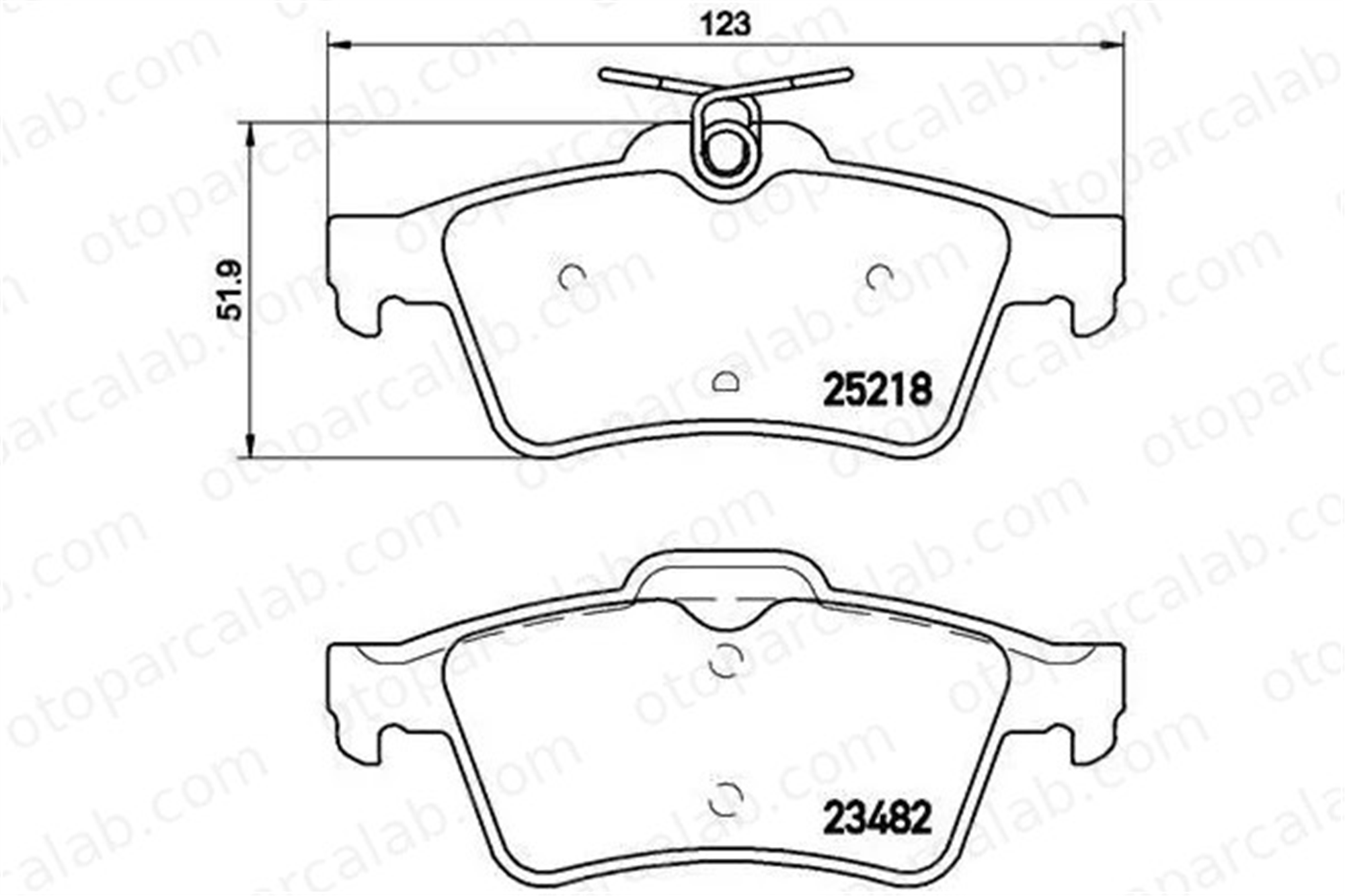 VALEO 670358 Fren Disk Balata Arka PEUGEOT 508 I 508 SW I 1619790380 425439