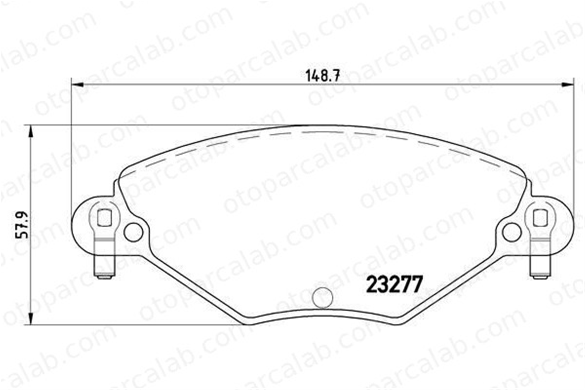 VALEO 670419 Fren Disk Balata Ön CITROËN C5 I C5 I Break 425215 1611456480