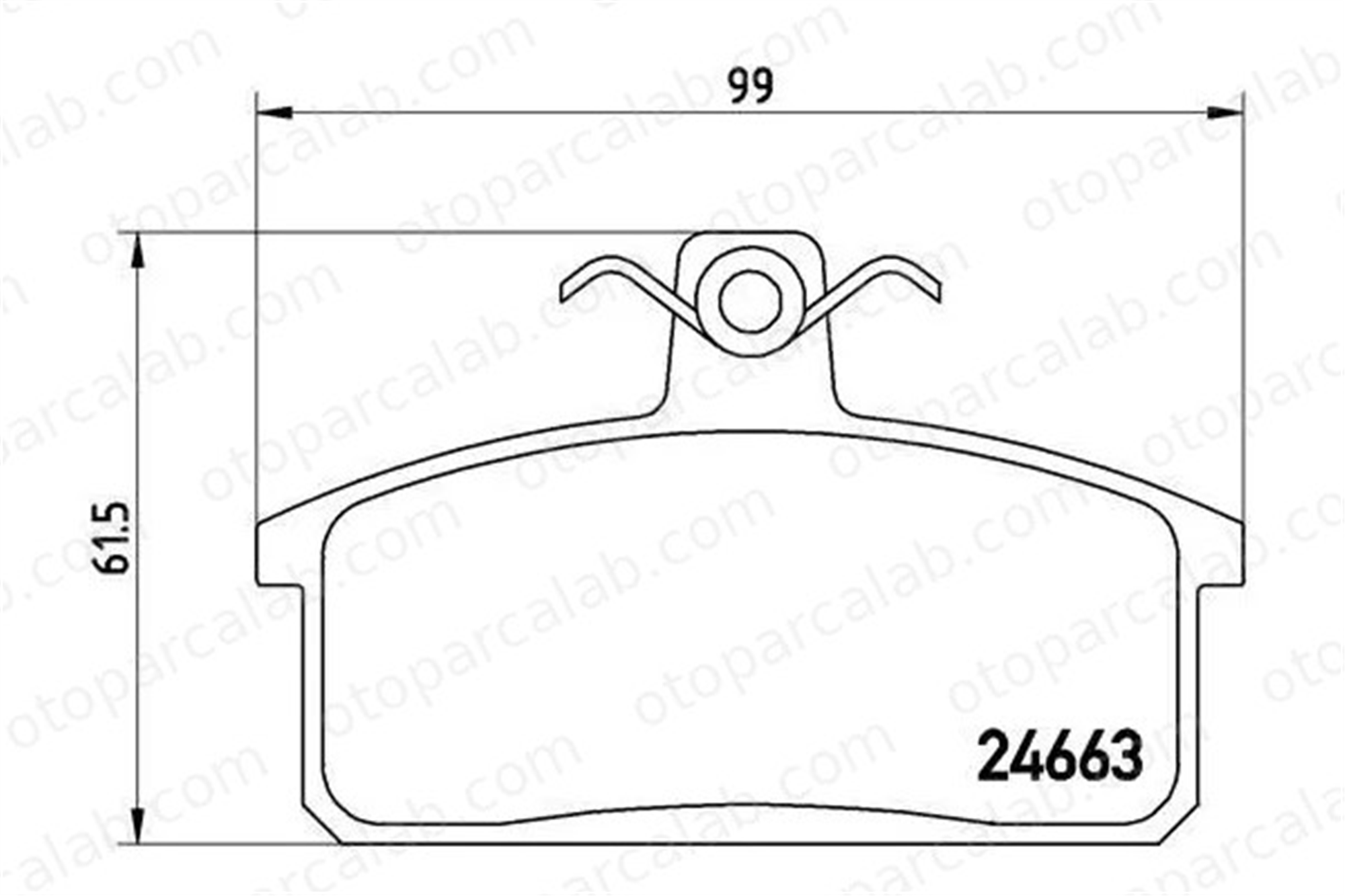 VALEO 670531 Fren Disk Balata Ön veya Arka SUZUKI SAMURAI SUV IVECO MASSIF Pick-up 500028834 986424274