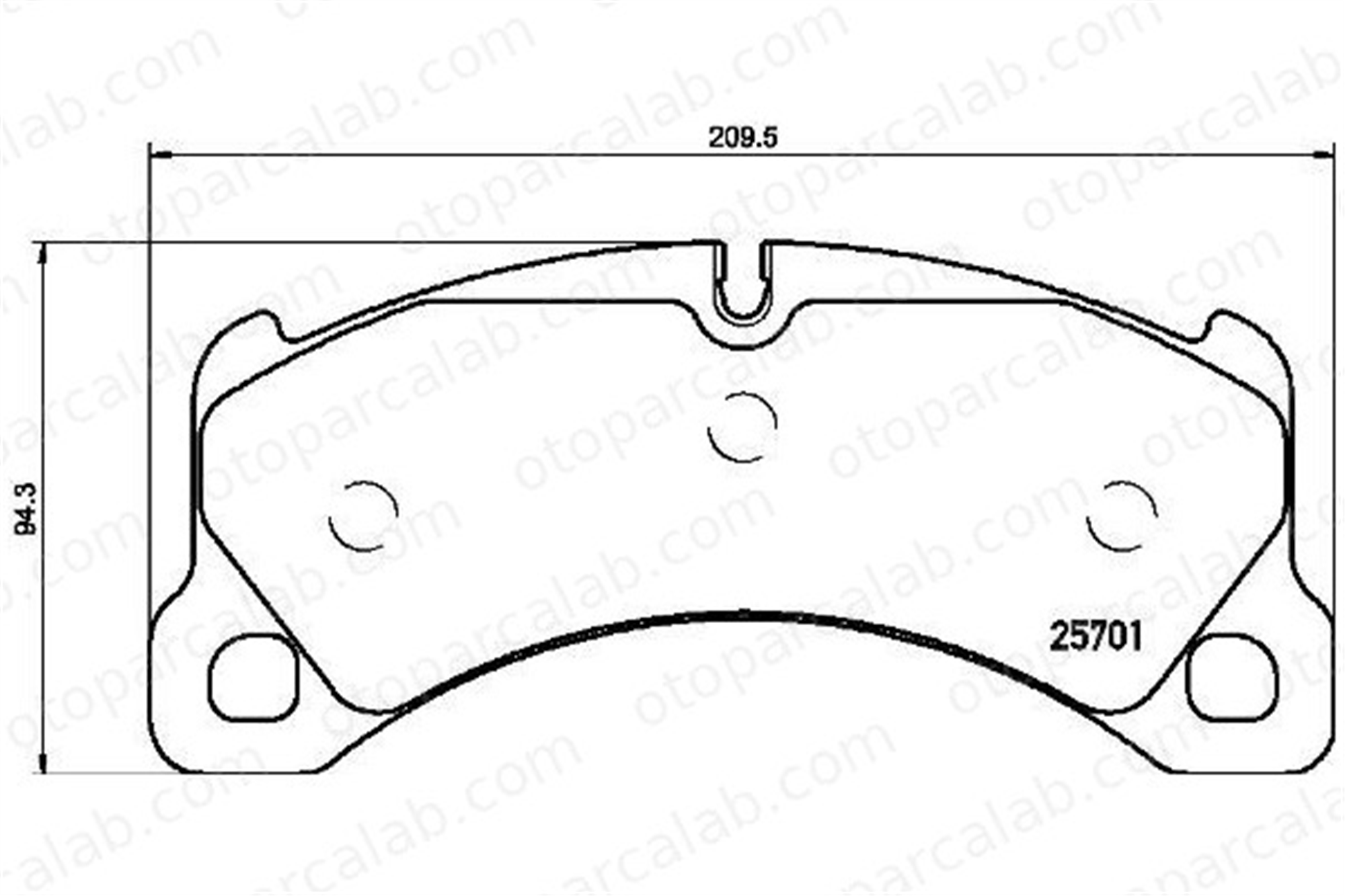 VALEO 670539 Fren Disk Balata Ön PORSCHE MACAN PANAMERA 95B698151A 95B698151G