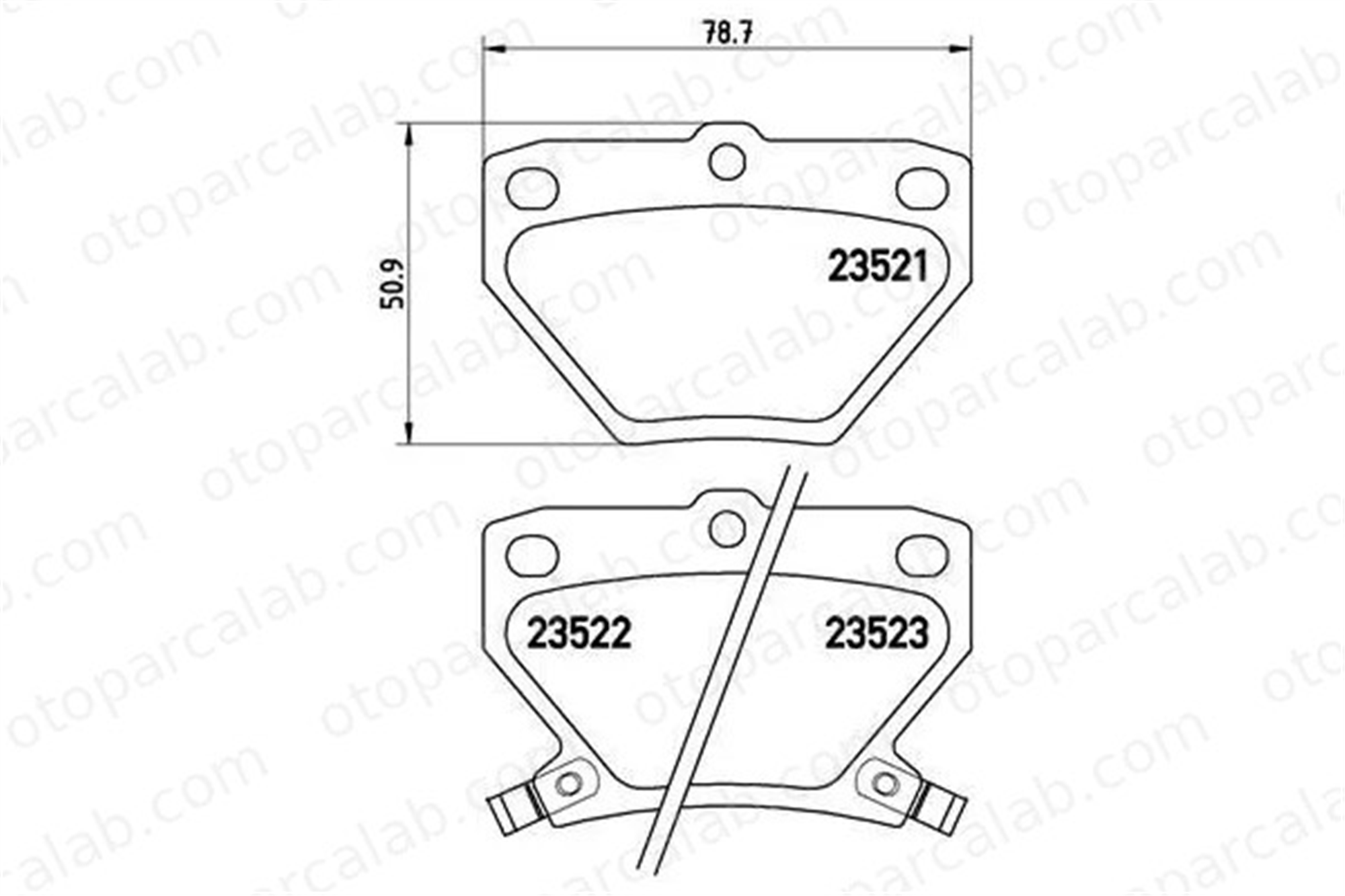 VALEO 670577 Fren Disk Balata Arka TOYOTA COROLLA YARIS VERSO 446652030 04466-52030
