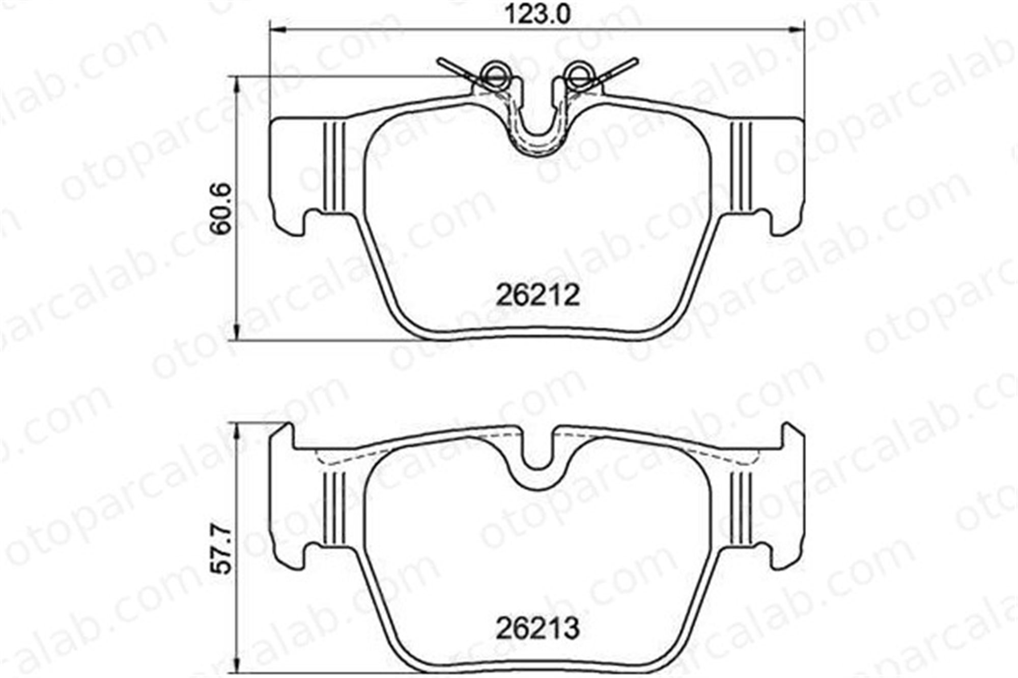 VALEO 670578 Fren Disk Balata Arka BMW 1 2 Gran Coupe 3420688560 34206885600