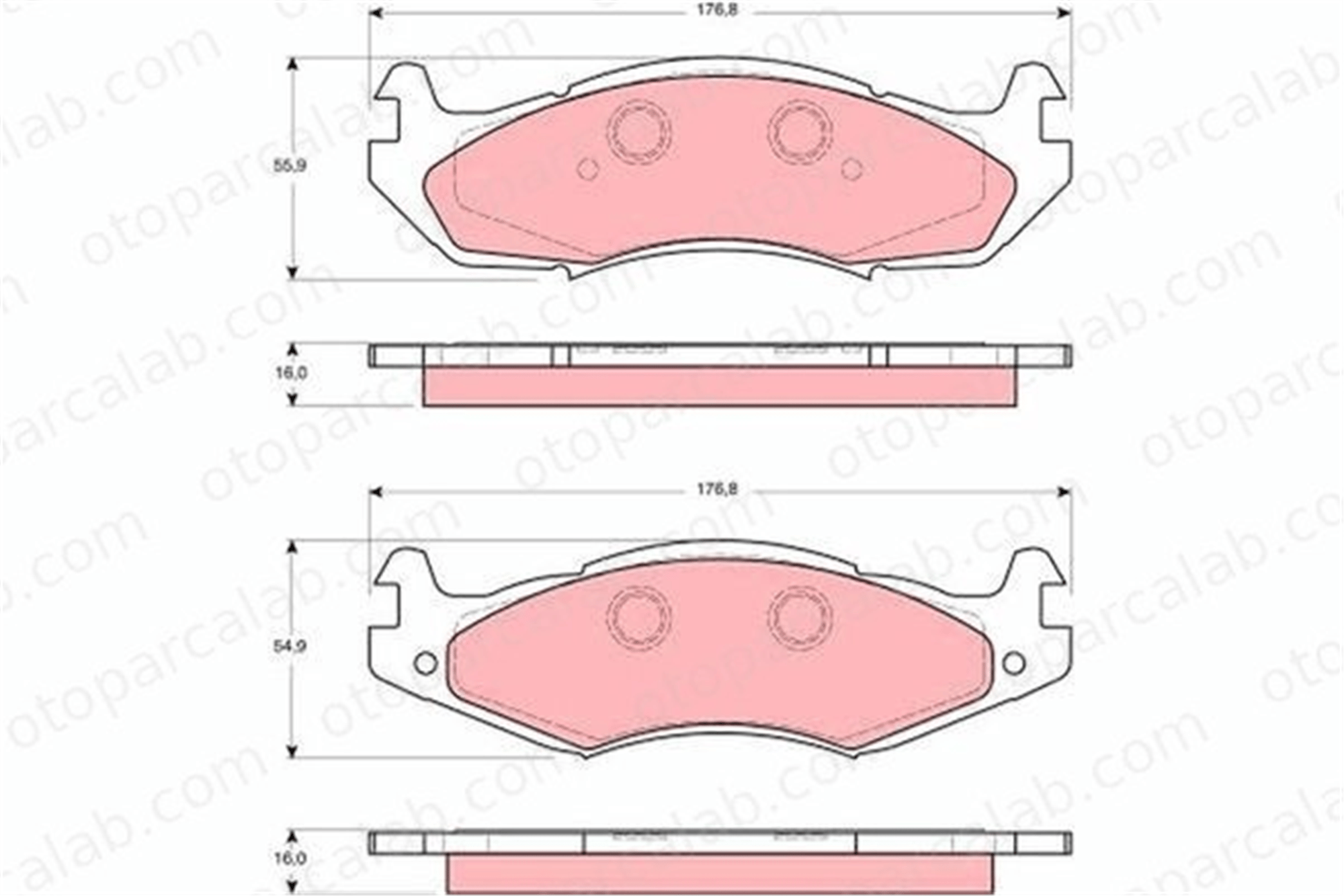 VALEO 670595 Fren Disk Balata Ön JEEP CHEROKEE COMANCHE 3501167 4638634