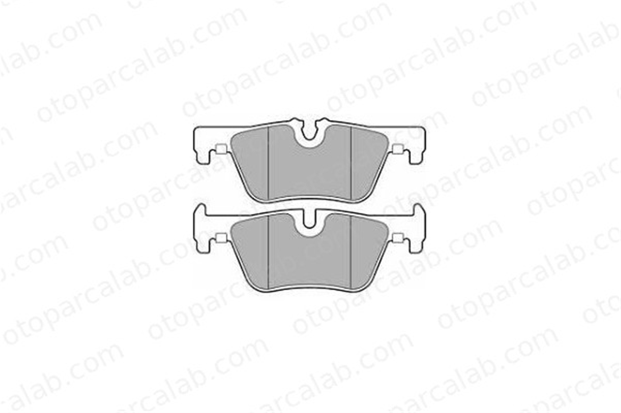 VALEO 670604 Fren Disk Balata Arka BMW 3 3 Touring 34208844393 34206888825