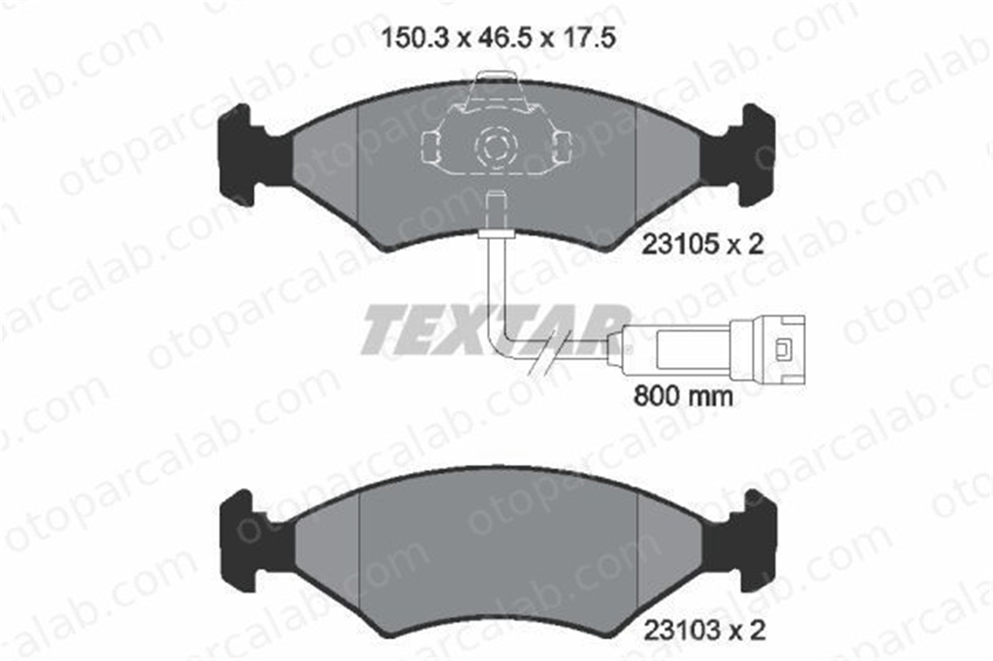 VALEO 670687 Fren Disk Balata Ön FORD SIERRA II SIERRA II Turnier 670687 1613128