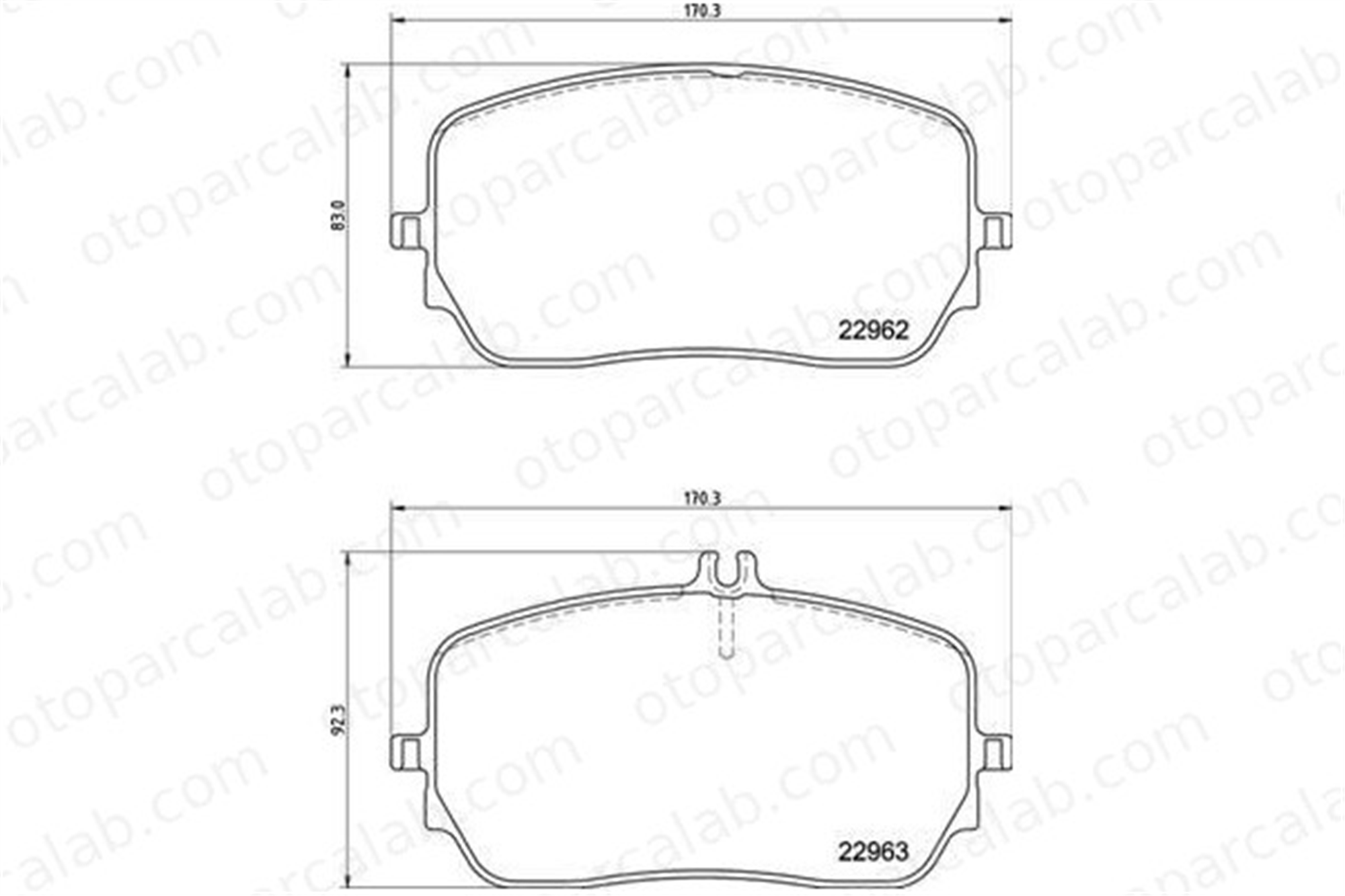 VALEO 670717 Fren Disk Balata Ön MERCEDES-BENZ GLE GLS A0004207802 4203702