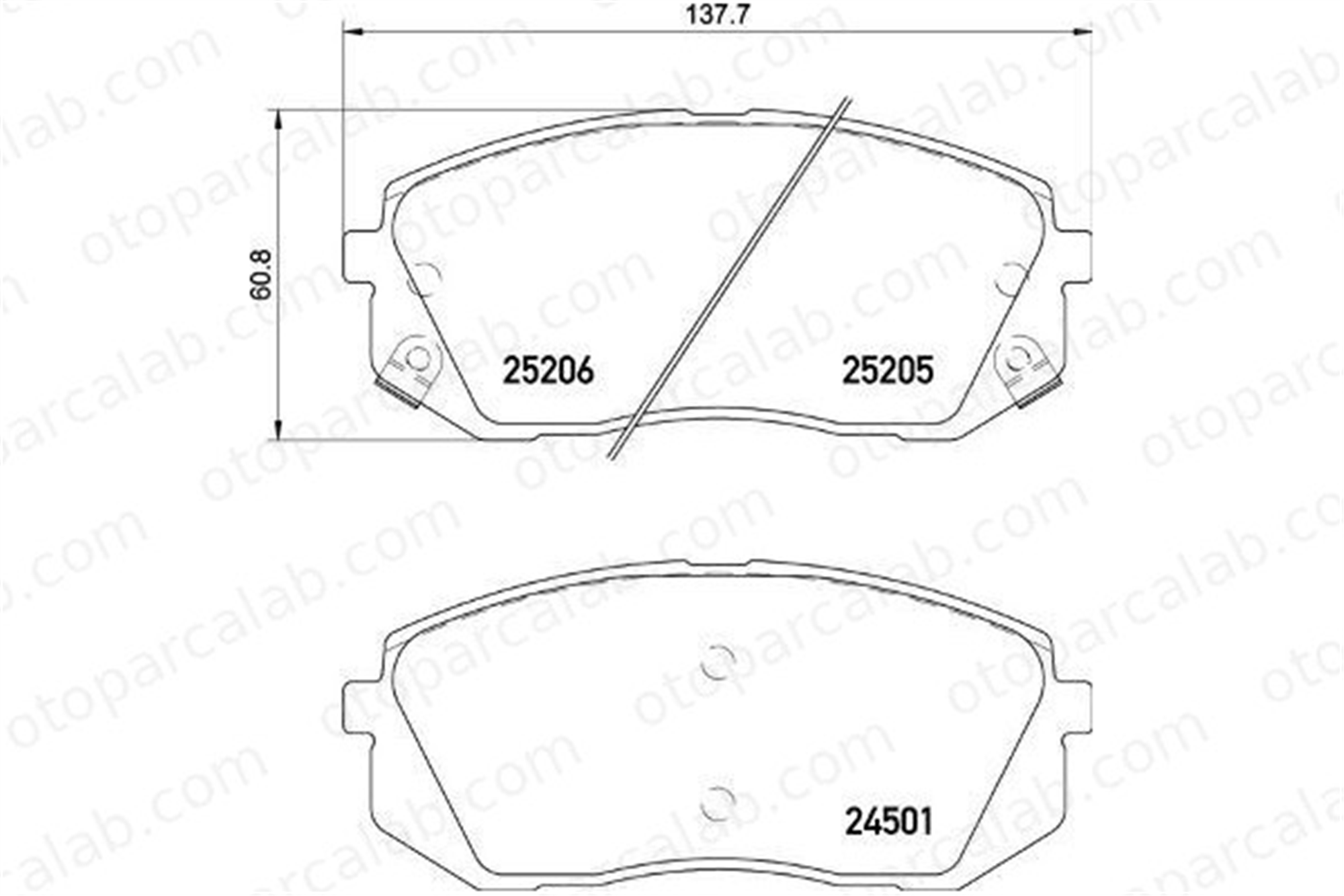VALEO 670790 Fren Disk Balata Ön HYUNDAI TUCSON KIA SPORTAGE IV 58101D7A70