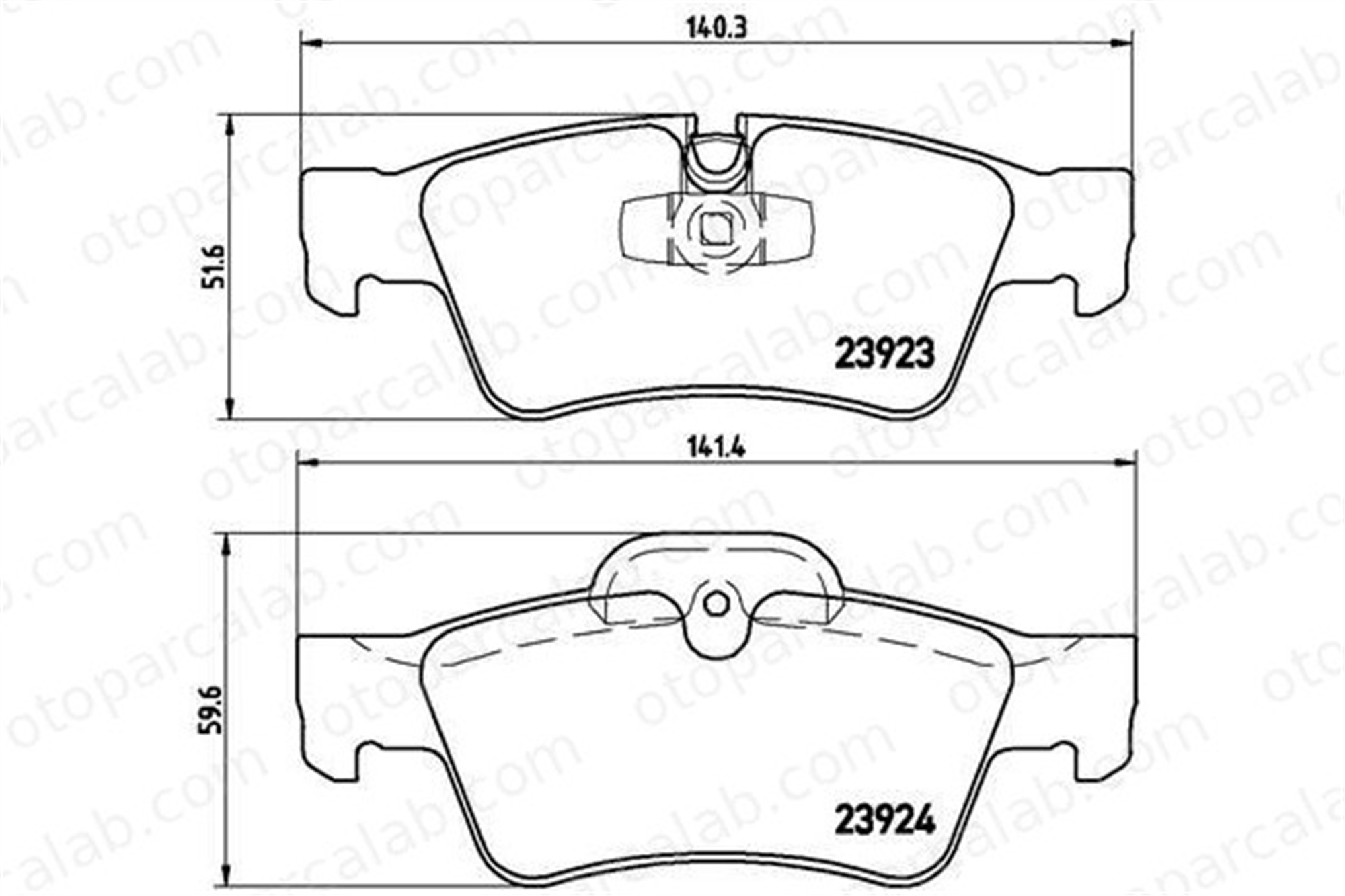 VALEO 670802 Fren Disk Balata Arka MERCEDES-BENZ R-SERISI M-SERISI A0044205220 A1644201520