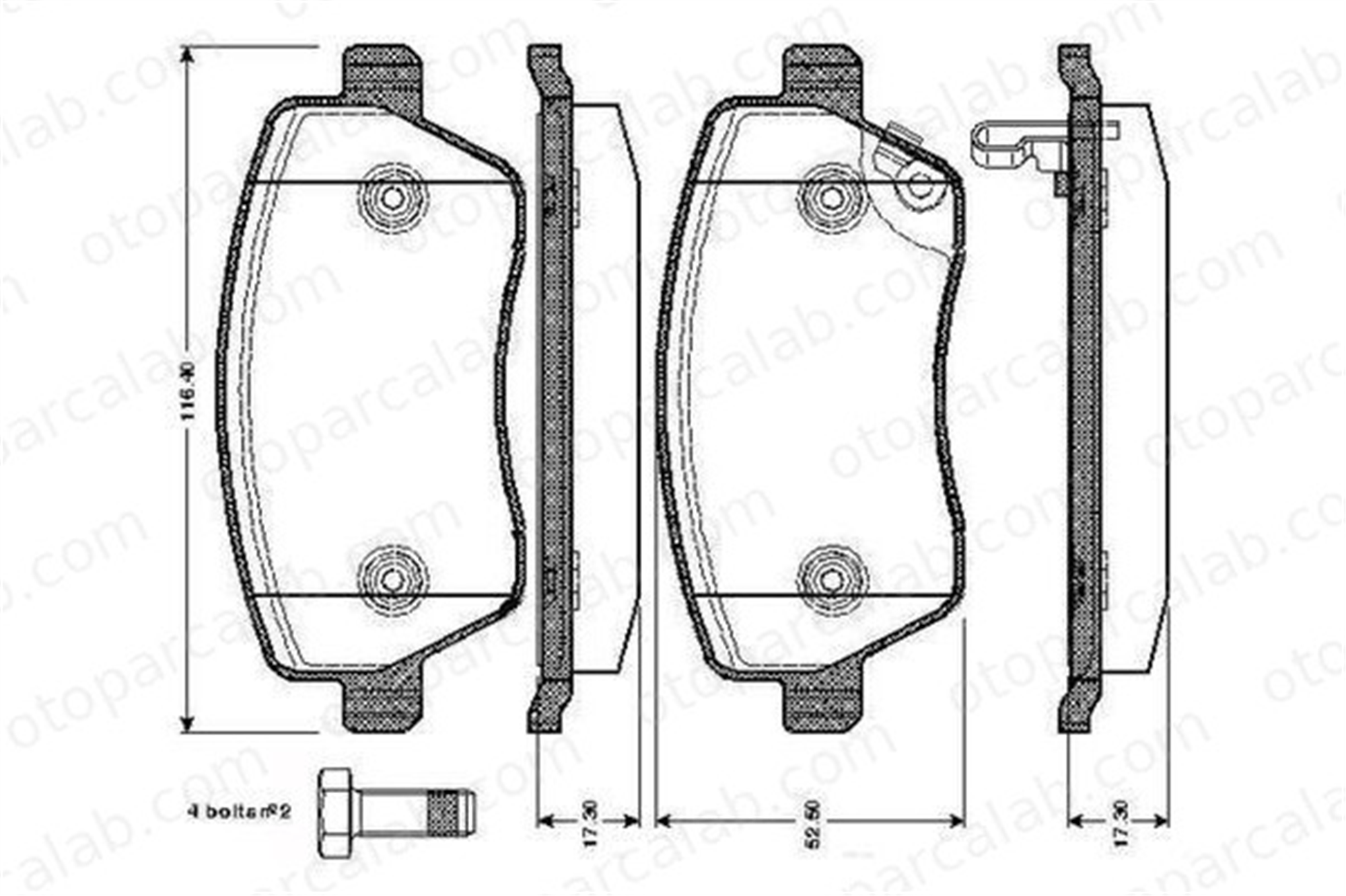 VALEO 670847 Fren Disk Balata Ön OPEL AGILA SUZUKI SWIFT III 93192962 4701305