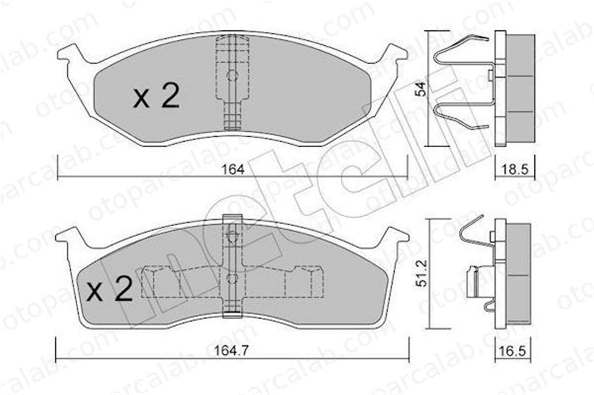 VALEO 670869 Fren Disk Balata Ön CHRYSLER VOYAGER / GRAND VOYAGER III 300M 728124 4897665AA