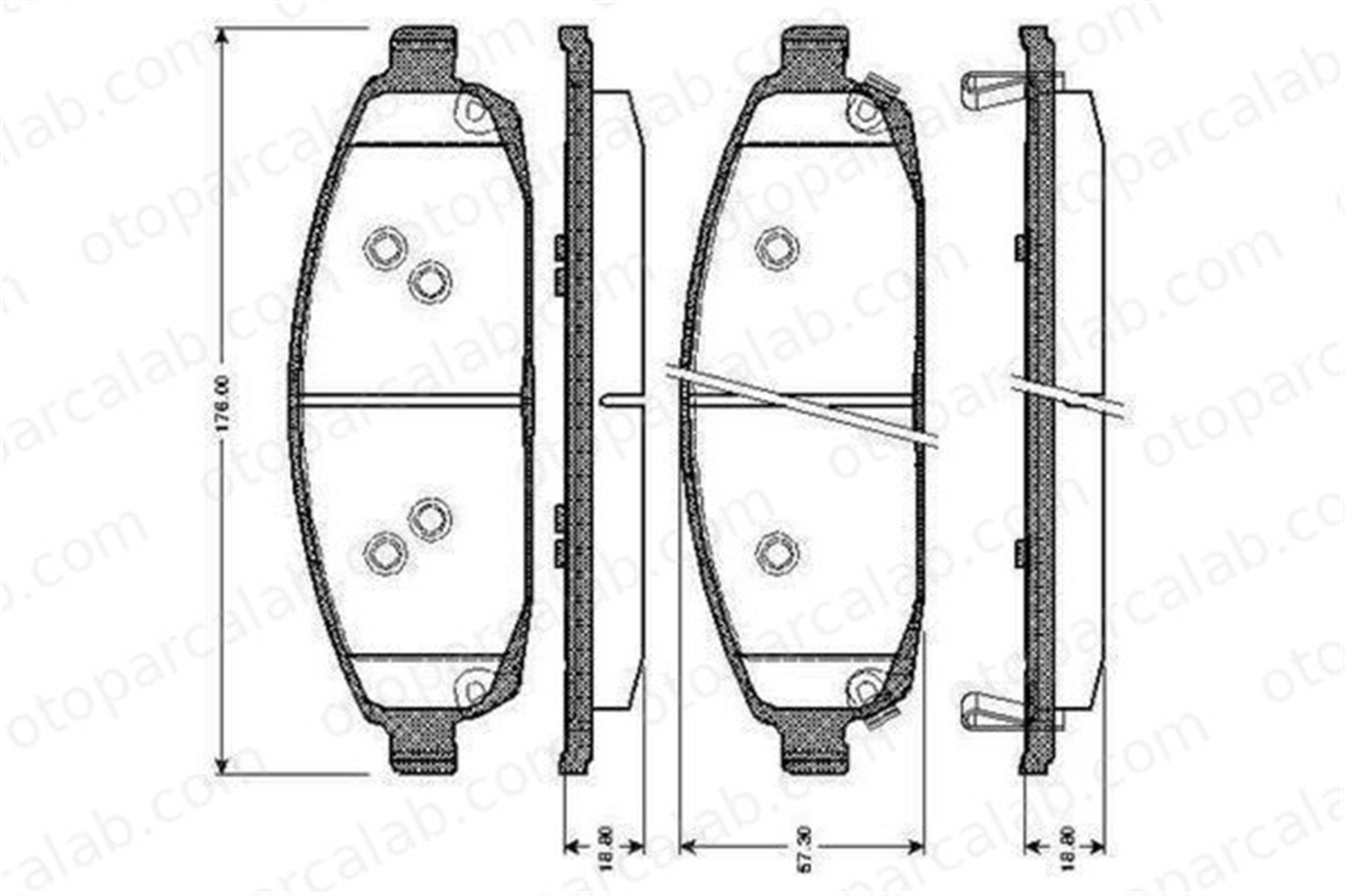 VALEO 670872 Fren Disk Balata Ön JEEP GRAND CHEROKEE III COMMANDER 5080868AA 05080 868AA