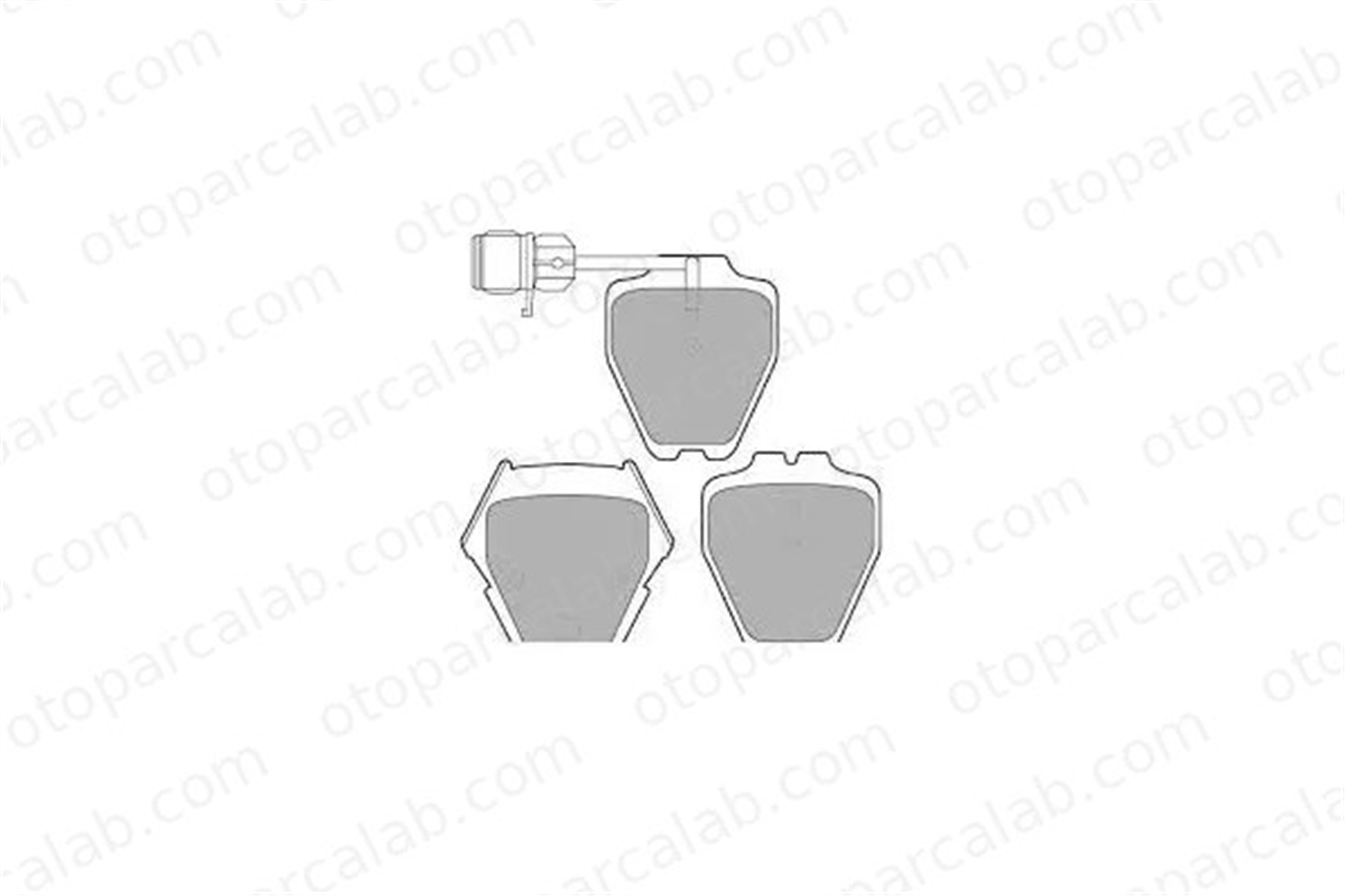 VALEO 670897 Fren Disk Balata Ön AUDI A8 D2 A6 C4 4D0698151AC 4A0698151B