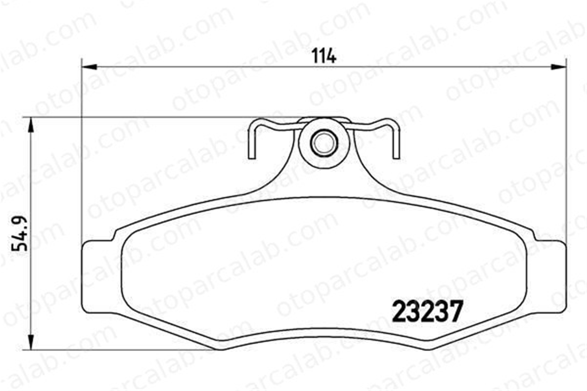 VALEO 670902 Fren Disk Balata Arka DAEWOO NUBIRA Sedan LEGANZA 96245179 96391892