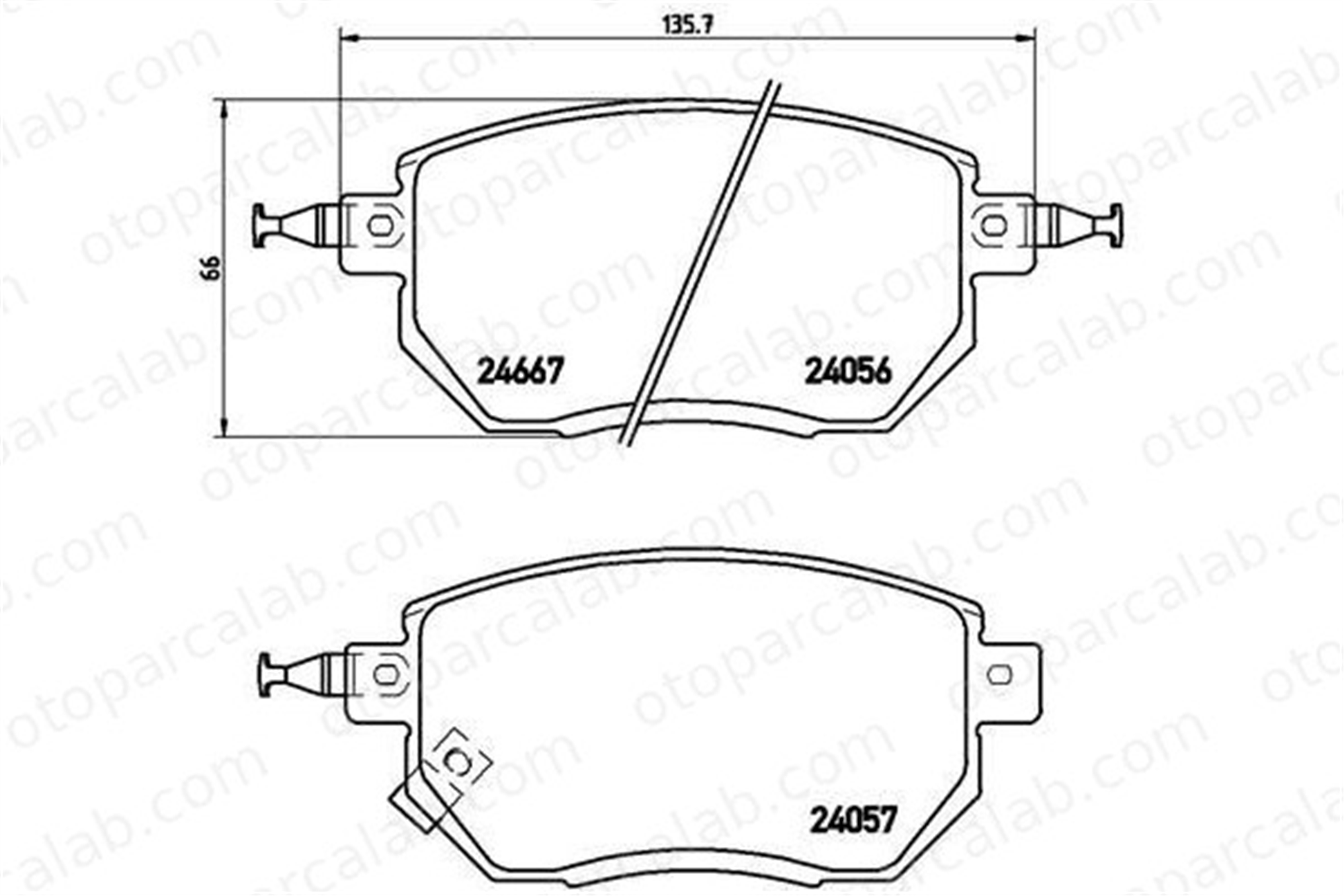VALEO 670918 Fren Disk Balata Ön INFINITI EX G Sedan 41060CA090 41060CG00J