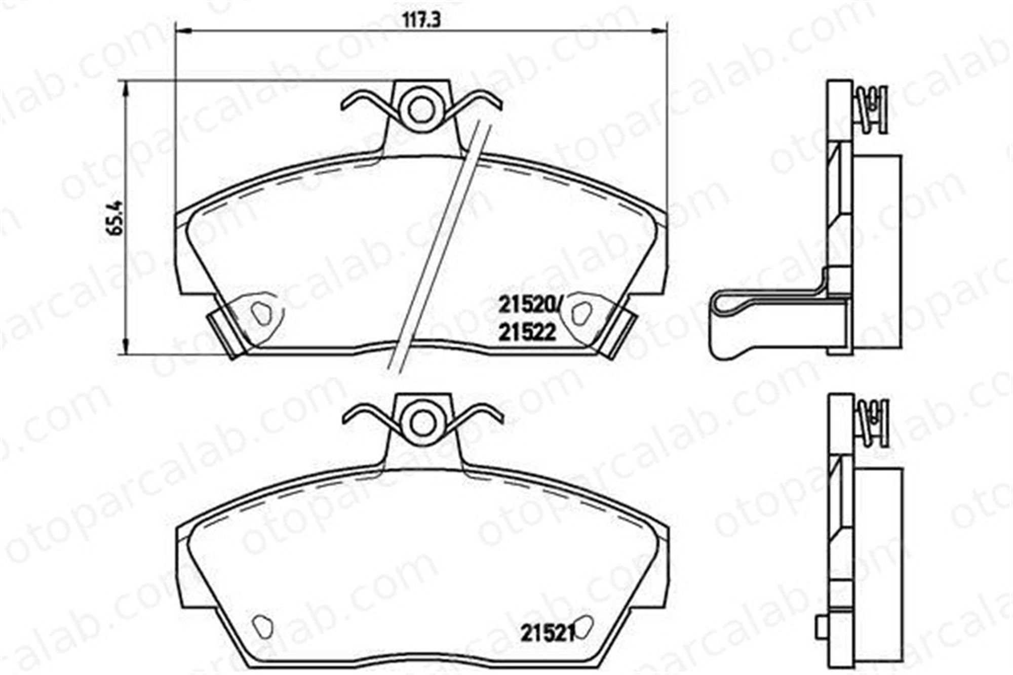 VALEO 671019 Fren Disk Balata Ön ROVER 200 II Hatchback 200 II Cabrio GBP90314 GBP90328