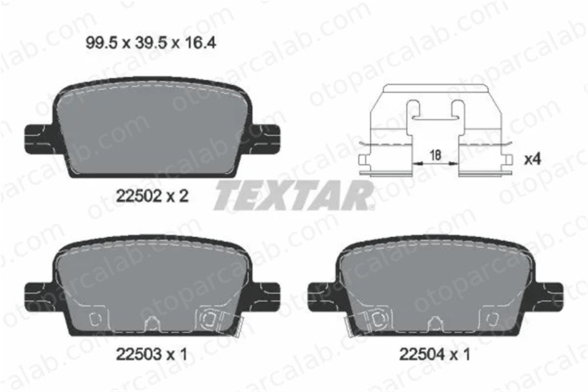 VALEO 671055 Fren Disk Balata Arka SEAT ALHAMBRA VW SHARAN 23498304 3Q0698151