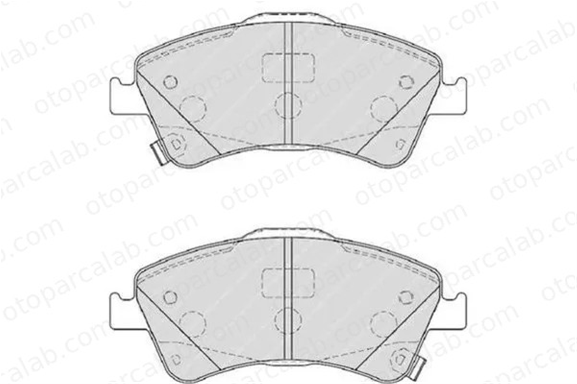 VALEO 671059 Fren Disk Balata Ön TOYOTA AVENSIS Station wagon AVENSIS Sedan 446502190 04465-02190
