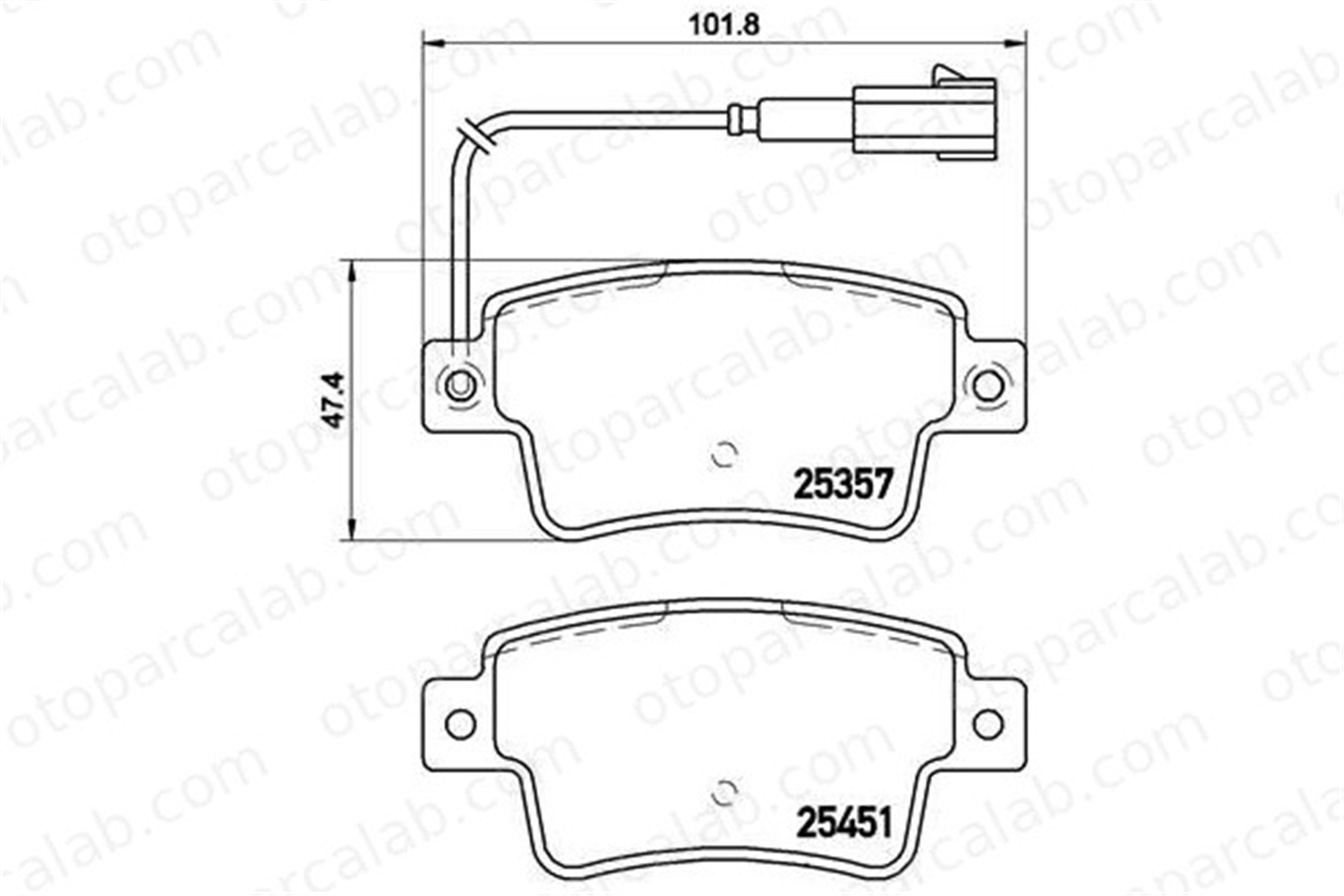 VALEO 671063 Fren Disk Balata Arka FIAT PUNTO PUNTO EVO 77365464 77365886