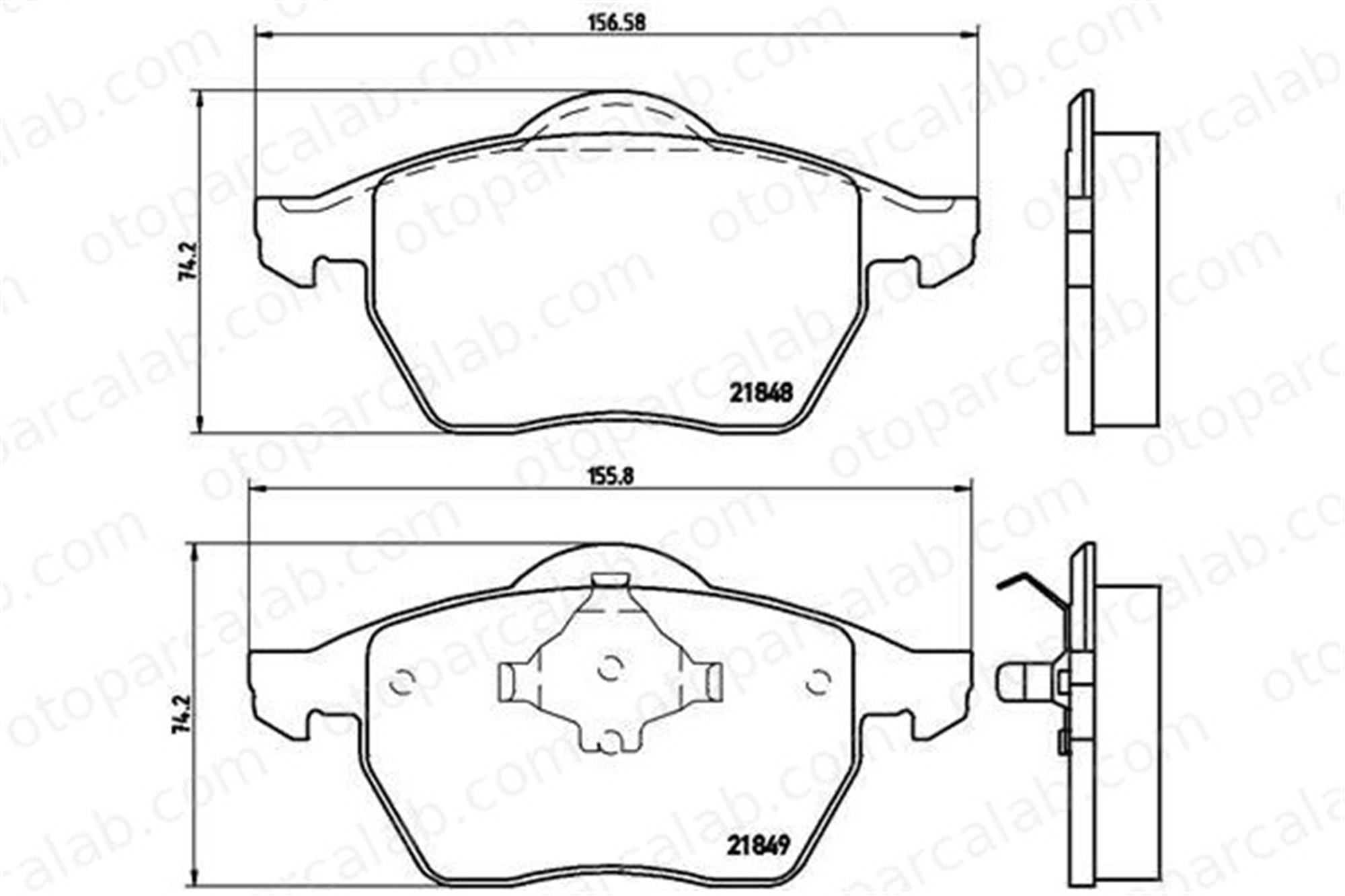 VALEO 671067 Fren Disk Balata Ön FORD GALAXY I GALAXY MK I VAN 1027703 1001095