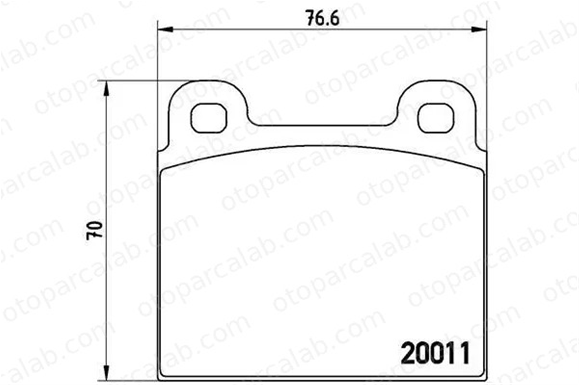 VALEO 671106 Fren Disk Balata Ön VW TRANSPORTER T3 Panelvan/Van TRANSPORTER T3 Minibüs/Otobüs 251698151 211698151E
