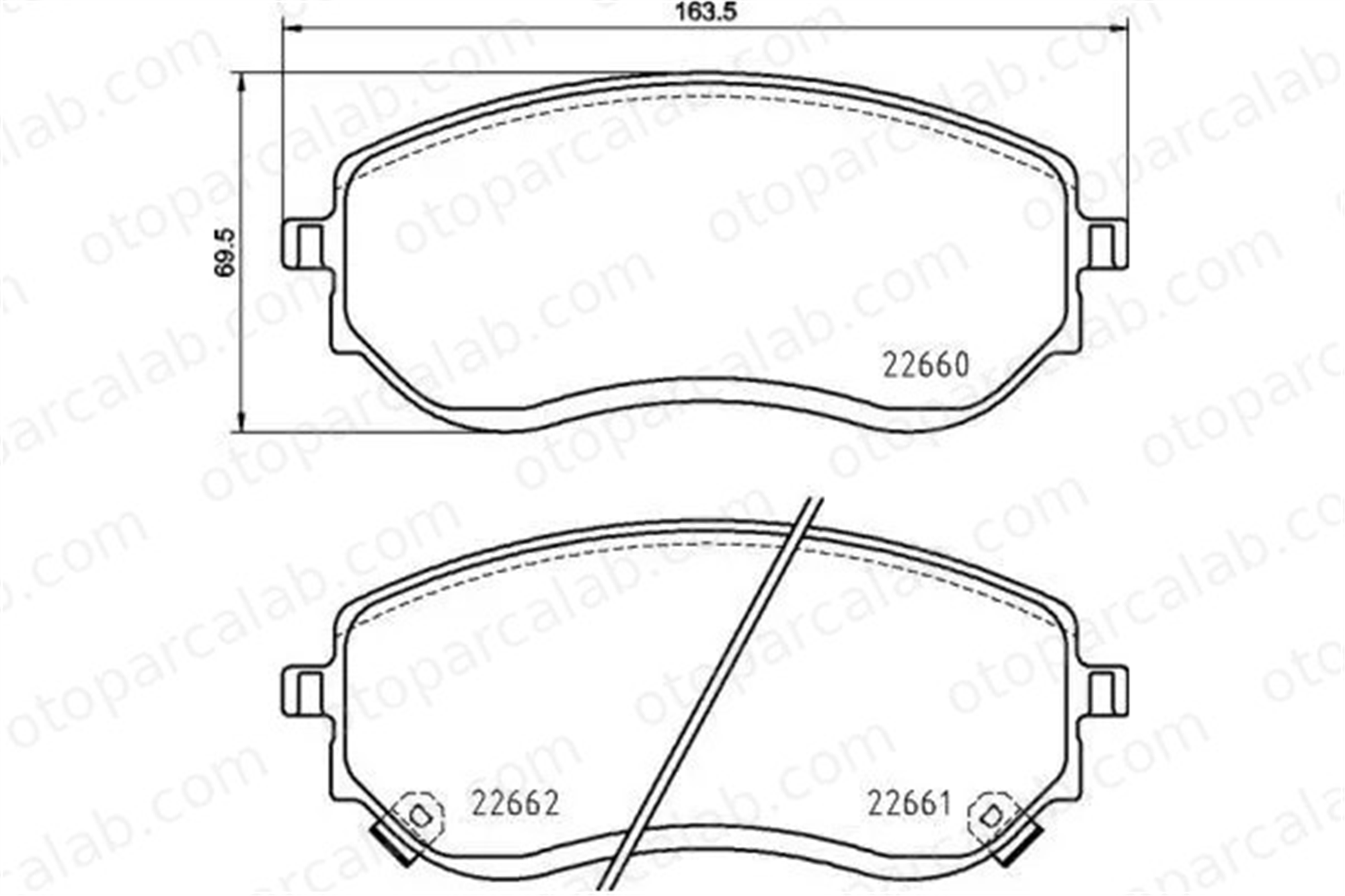 VALEO 671182 Fren Disk Balata Ön MERCEDES-BENZ X-SERISI NISSAN NP300 NAVARA Pick-up 4704205300 A4704205300