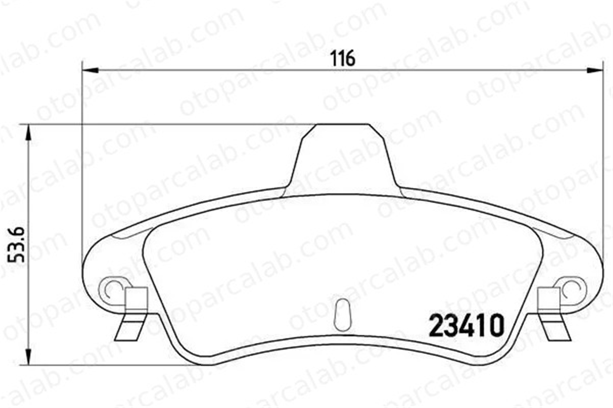 VALEO 671203 Fren Disk Balata Arka FORD MONDEO I Turnier MONDEO II 1088934 1089404