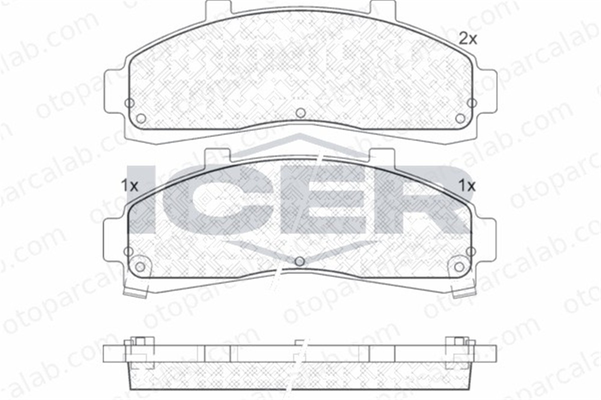 VALEO 671214 Fren Disk Balata Ön FORD USA E Panelvan/Van F-350 F5TZ2001A