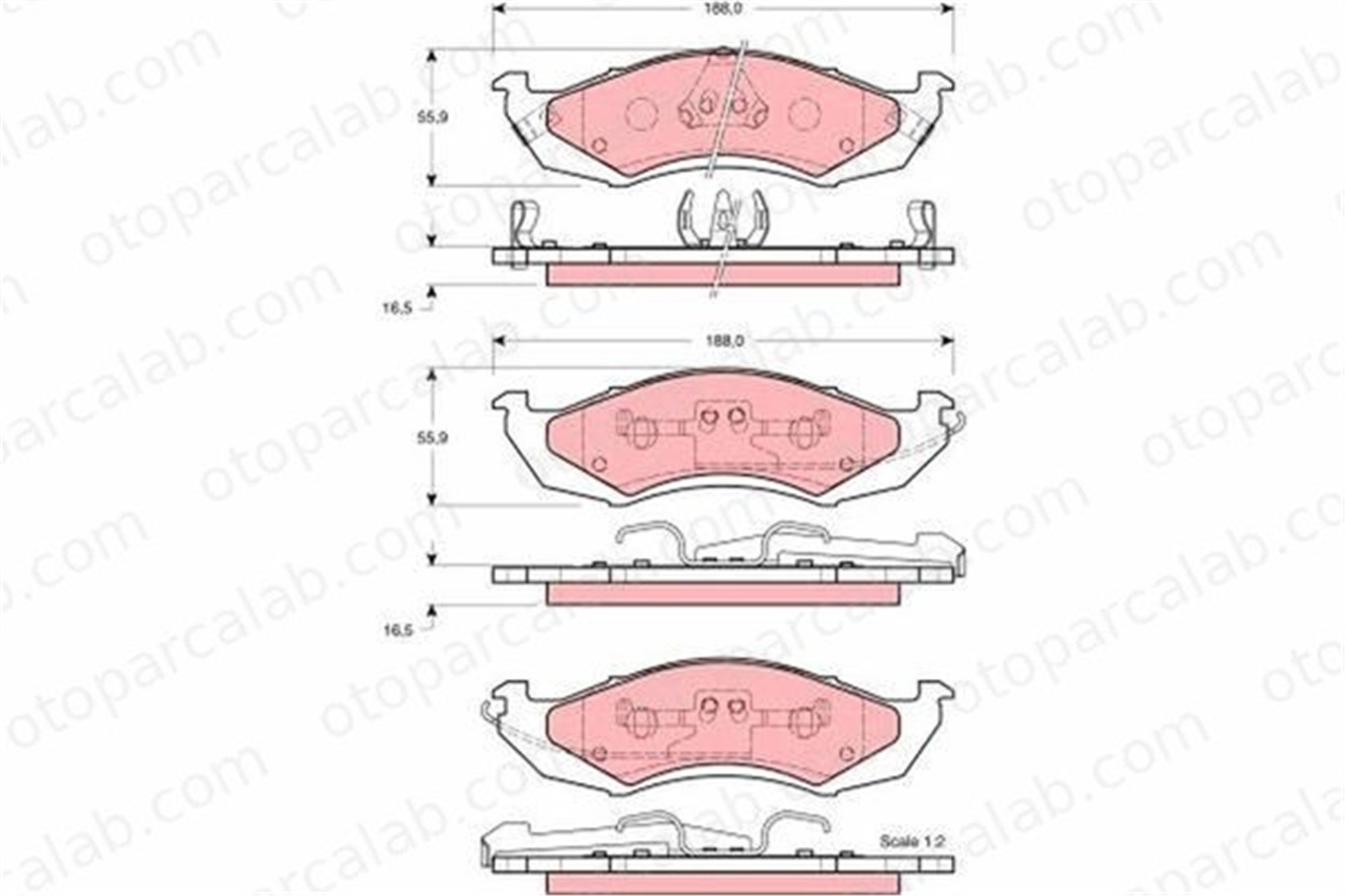 VALEO 671218 Fren Disk Balata Ön FORD ESCORT V F3XY2001A 410607B025