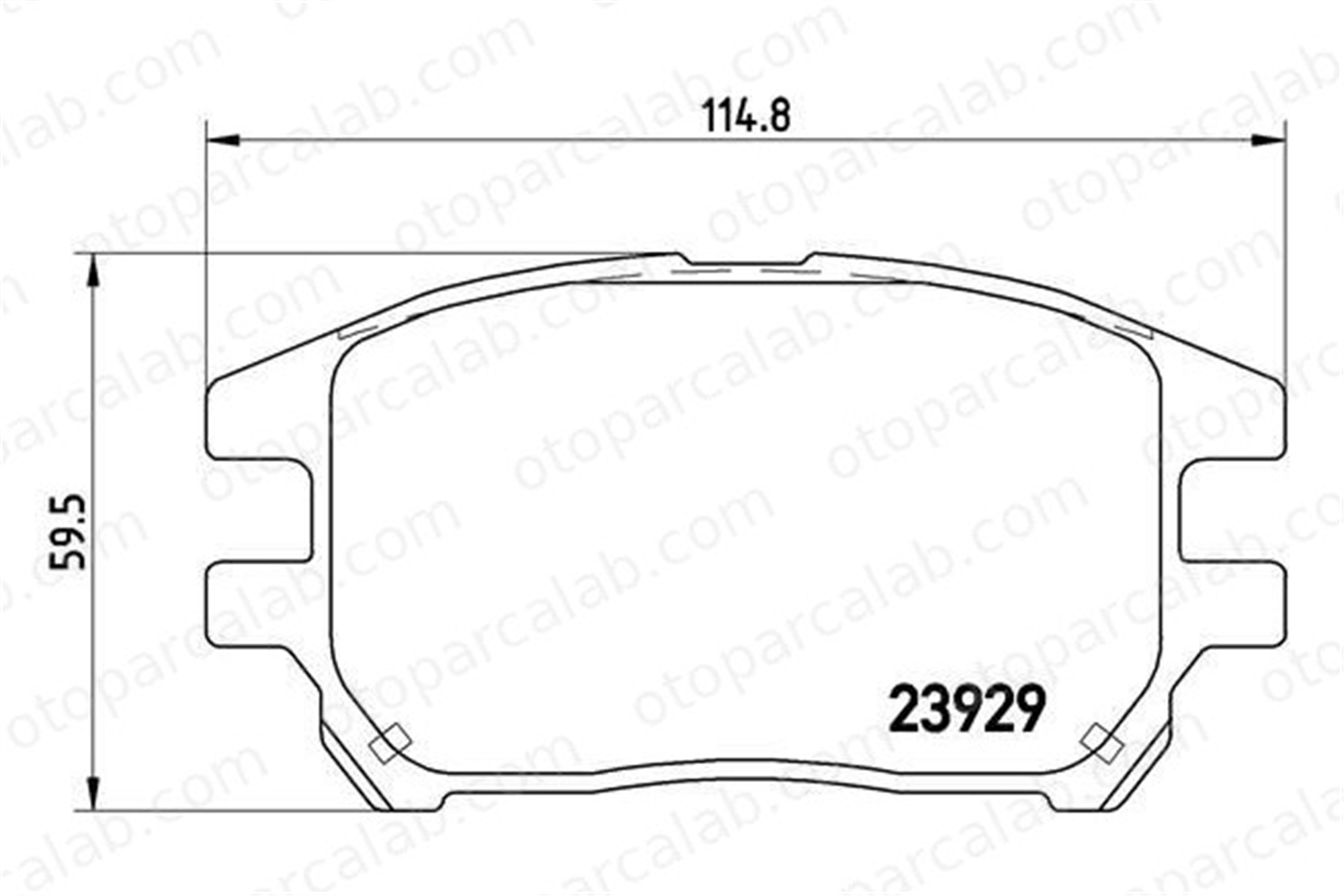 VALEO 671230 Fren Disk Balata Ön LEXUS RX 44654804 446548040