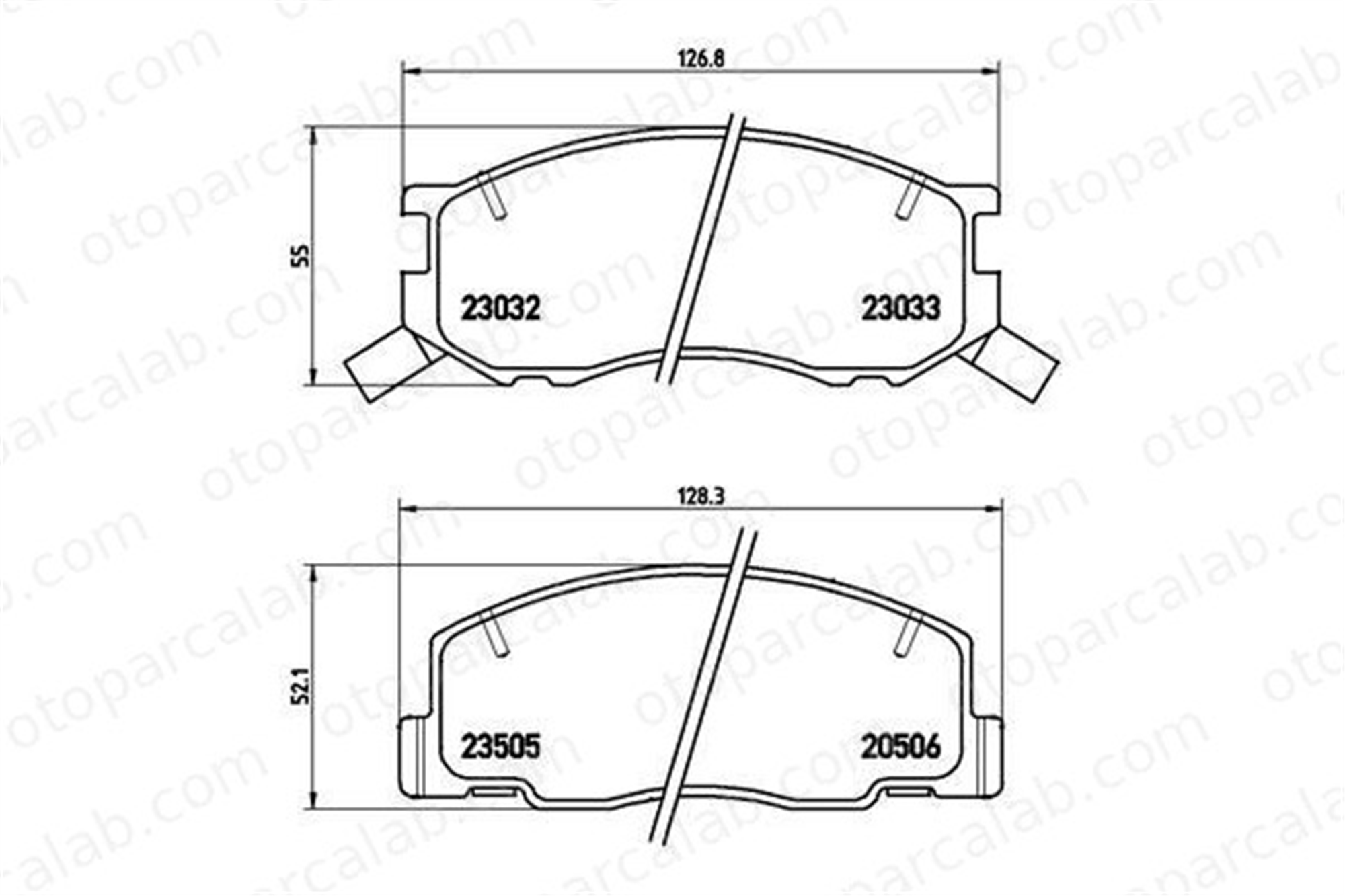 VALEO 671262 Fren Disk Balata Ön TOYOTA PREVIA I 446528340 04465-28340
