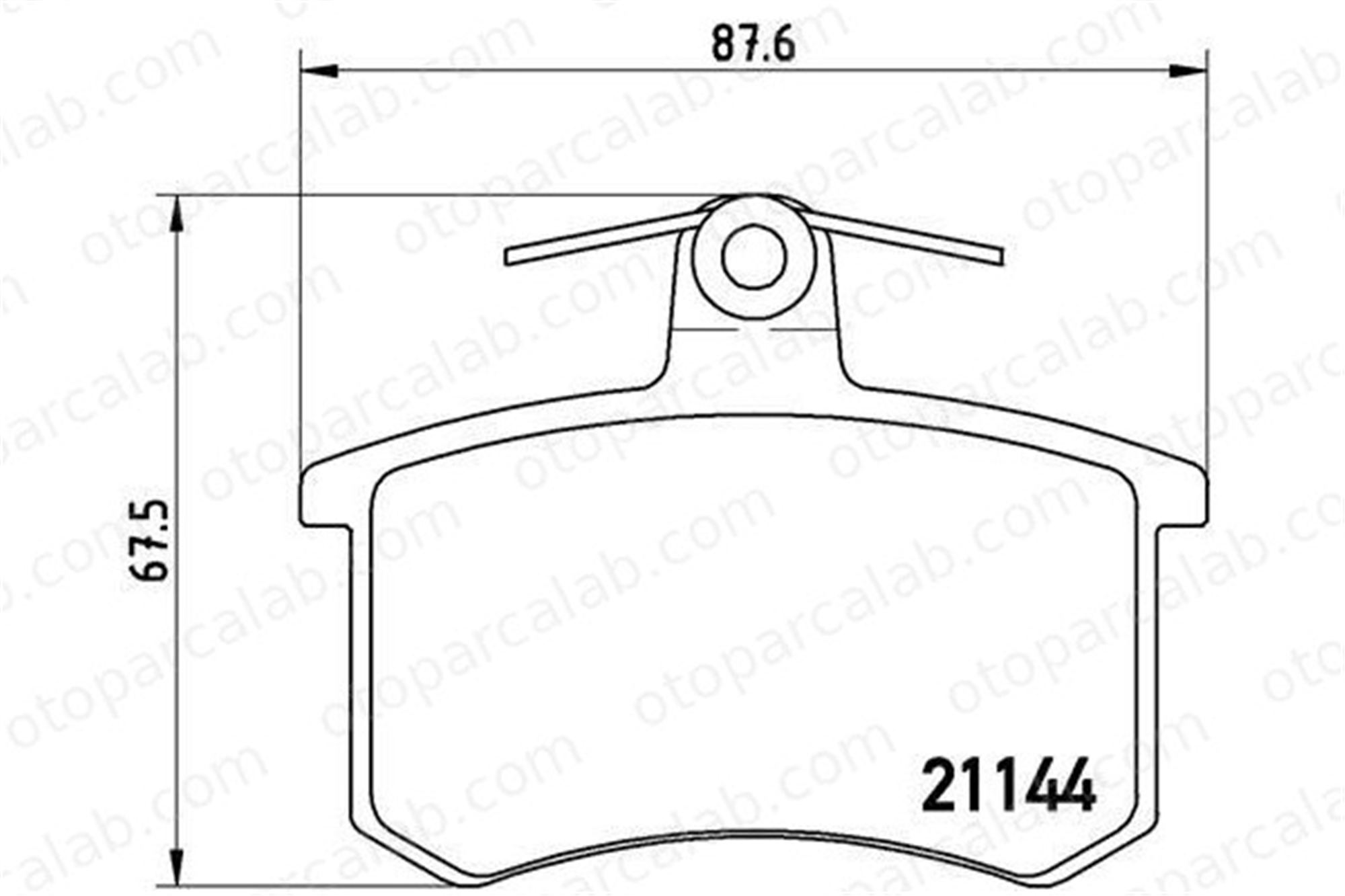 VALEO 671340 Fren Disk Balata Arka AUDI A6 C4 Avant A6 C4 71770988 443698451