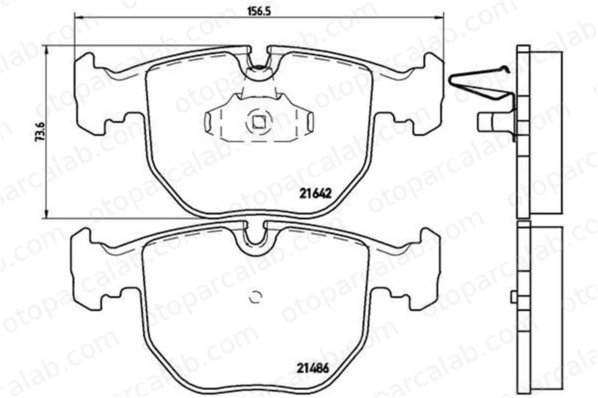 VALEO 671412 Fren Disk Balata Ön BMW 5 5 Touring 34116761252 1163307