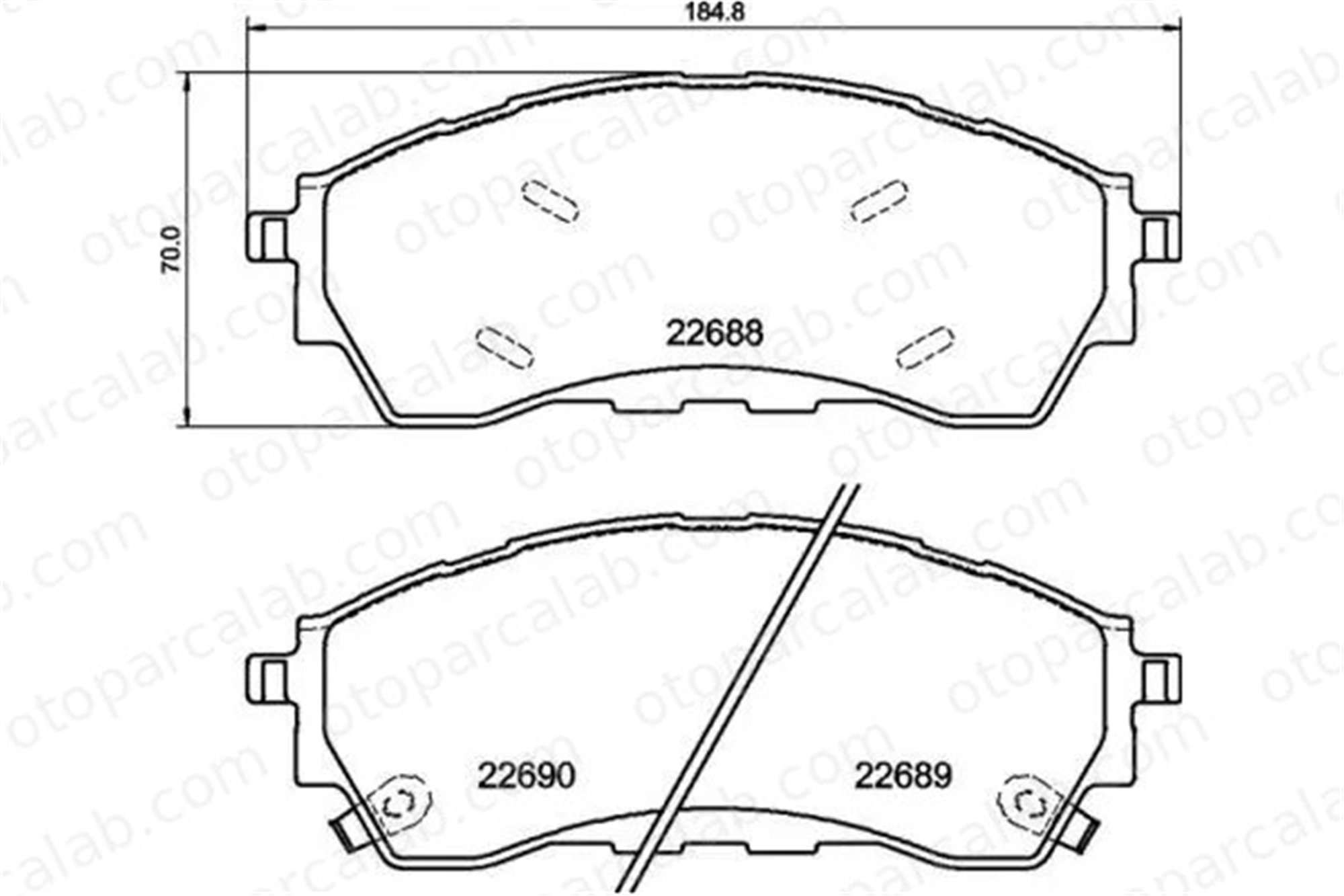 VALEO 671430 Fren Disk Balata Ön FORD RANGER JB3C2001AC 2229885