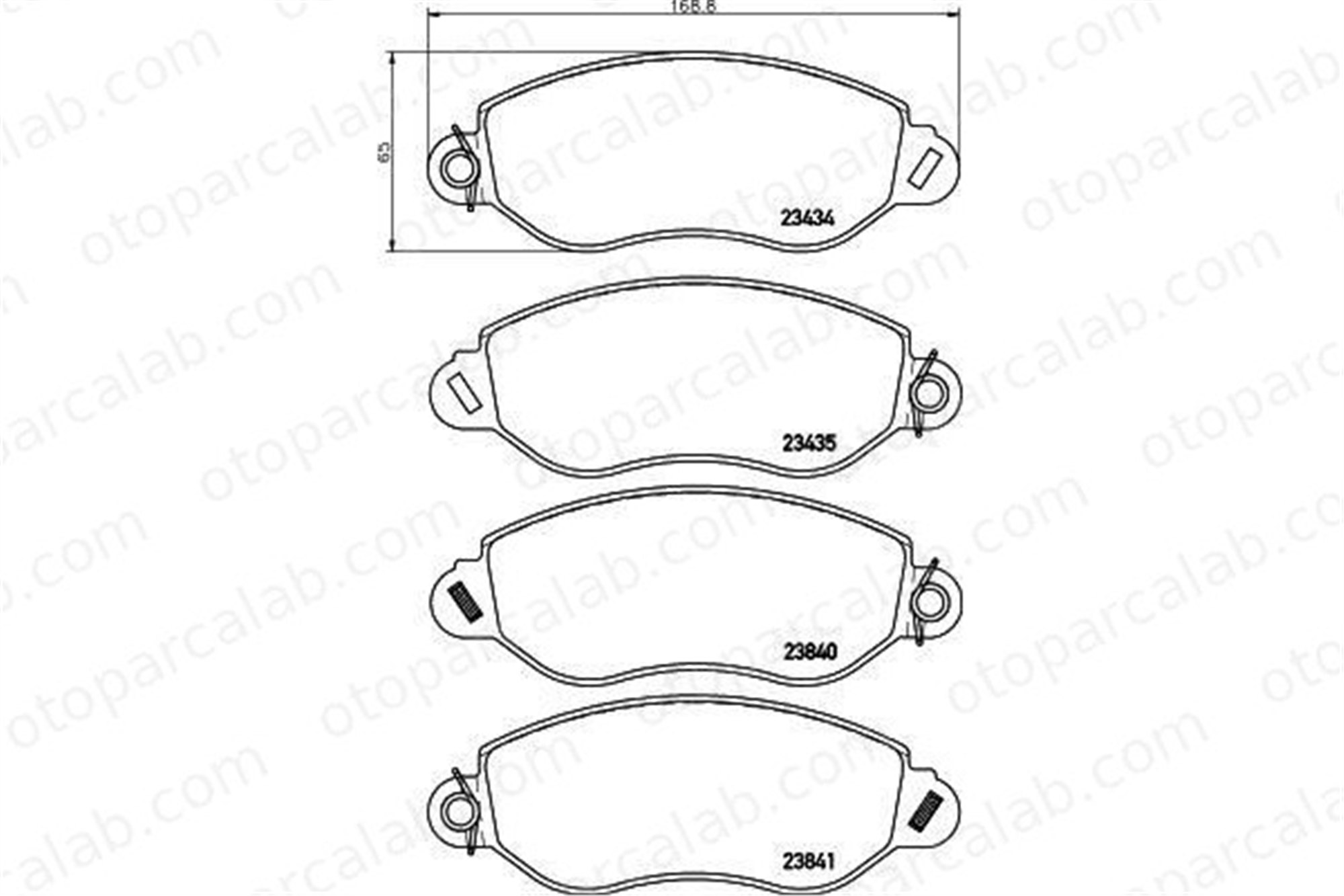 VALEO 671547 Fren Disk Balata Ön FORD TRANSIT Minibüs/Otobüs TRANSIT Panelvan/Van 1144288 1318147