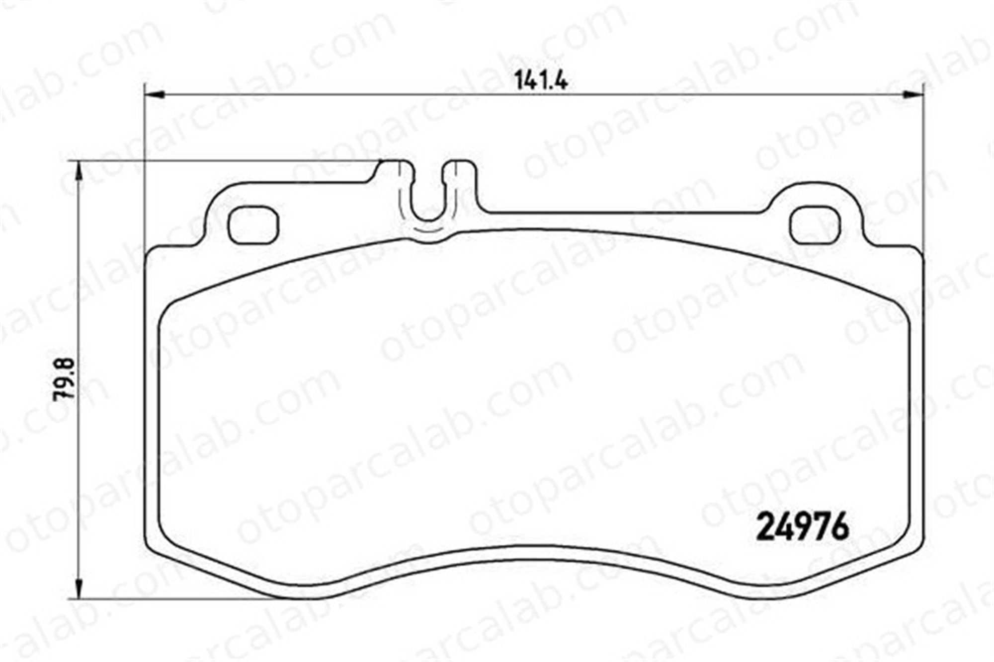 VALEO 671564 Fren Disk Balata Ön MERCEDES-BENZ E-SERISI E-SERISI T-Model A0074204920 54207720
