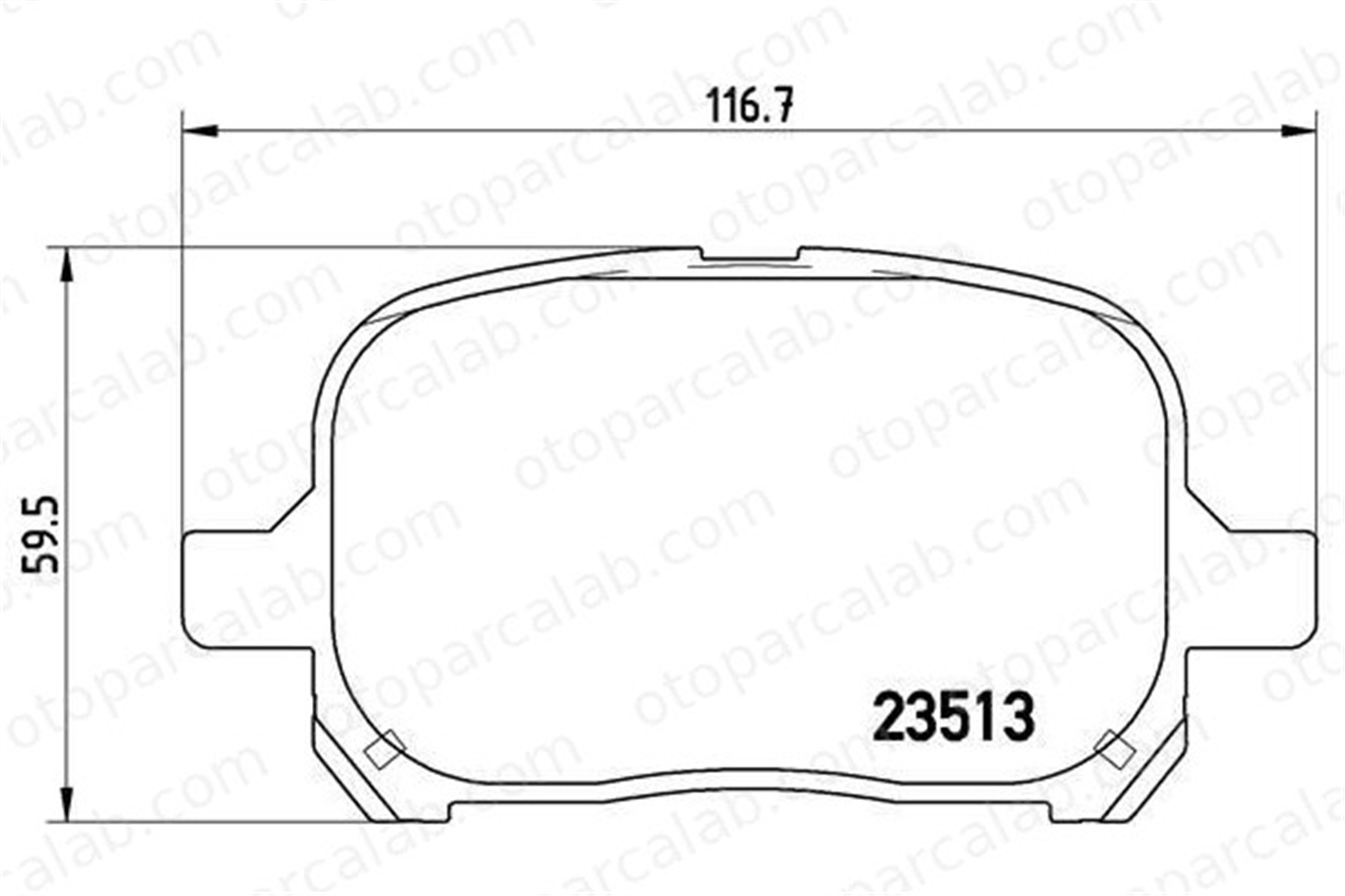 VALEO 671585 Fren Disk Balata Ön TOYOTA CAMRY PREVIA II 446528410 446520550