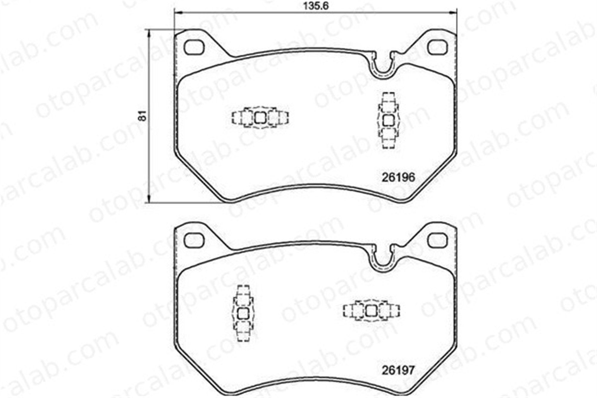 VALEO 671607 Fren Disk Balata Ön AUDI Q5 Q5 Sportback 80A698151B 80A698151F