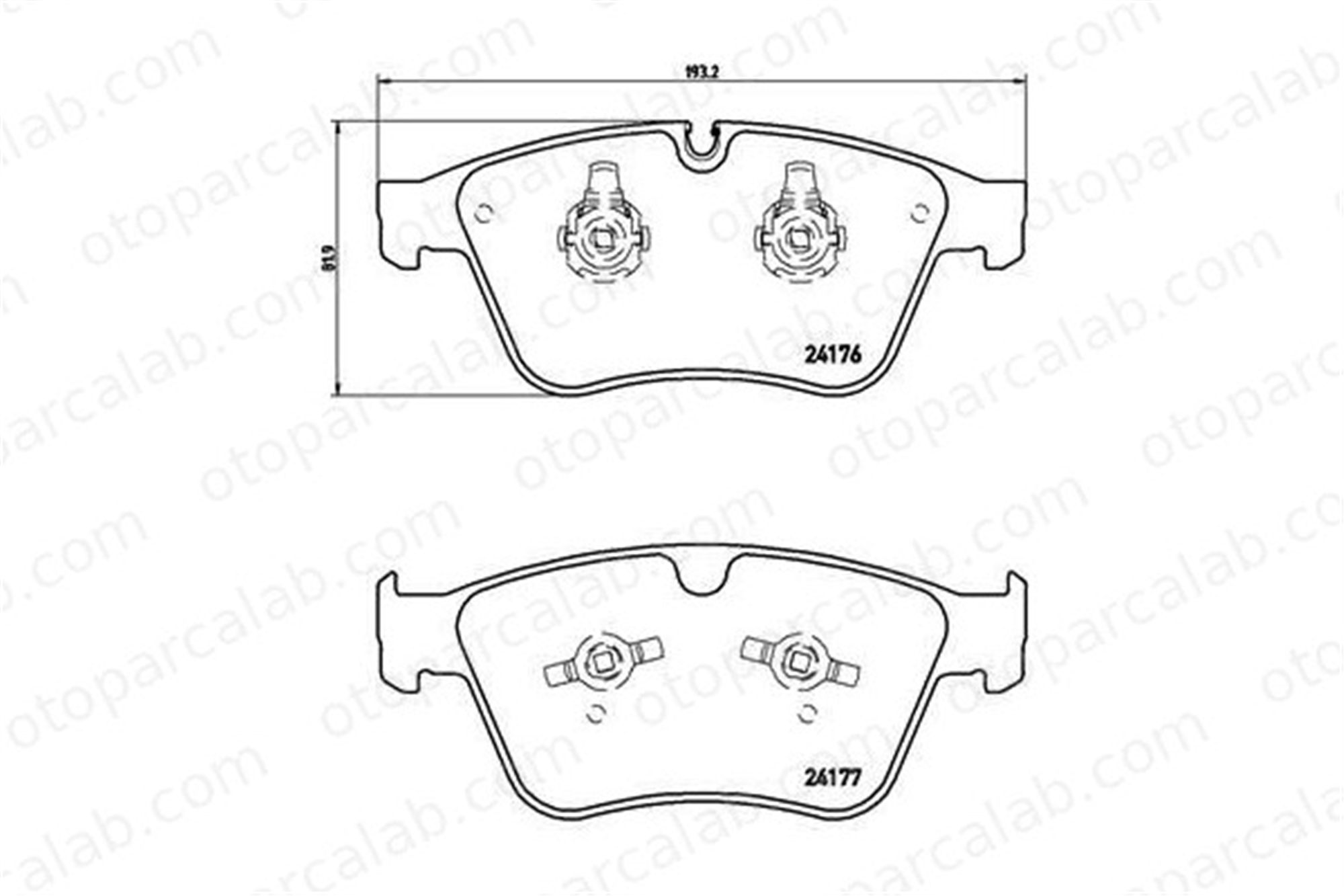 VALEO 671615 Fren Disk Balata Ön MERCEDES-BENZ M-SERISI R-SERISI 1644200920 1644202320