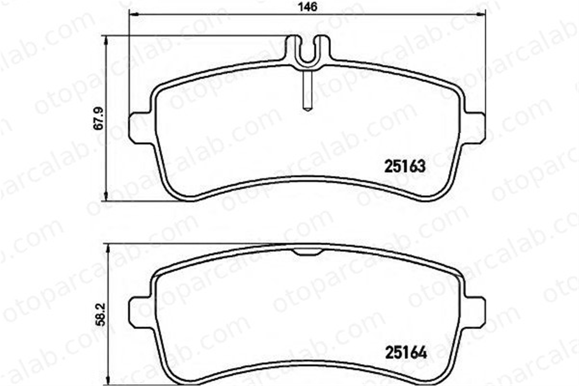 VALEO 671617 Fren Disk Balata Arka MERCEDES-BENZ S-SERISI AMG GT 4203202 4203304