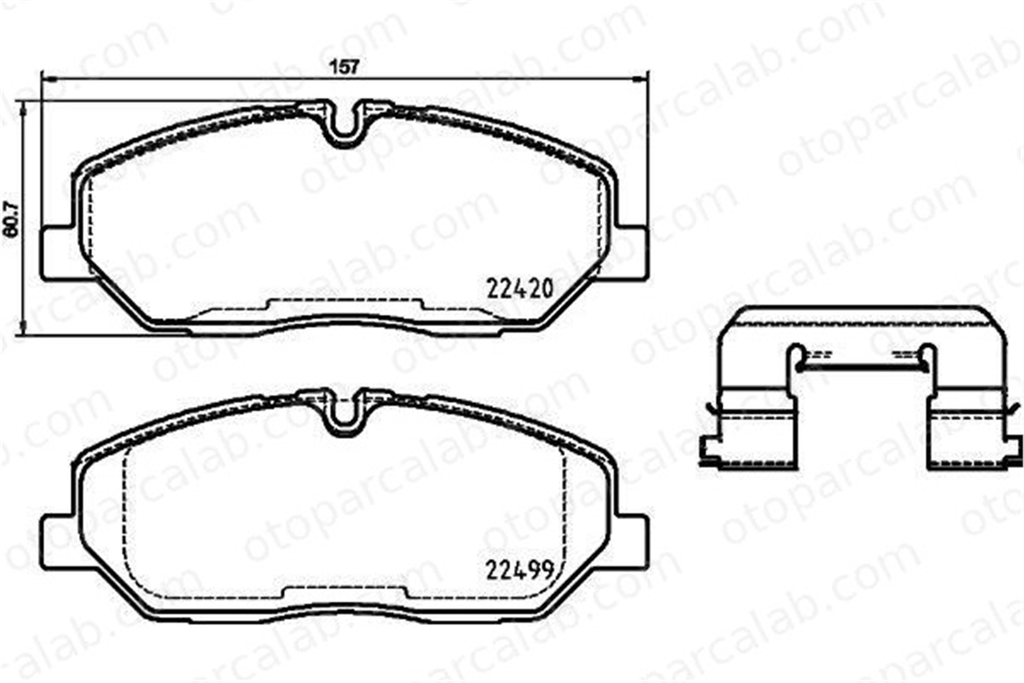VALEO 671619 Fren Disk Balata Ön HYUNDAI H350 Minibüs/Otobüs H350 Panelvan/Van 5810159A10