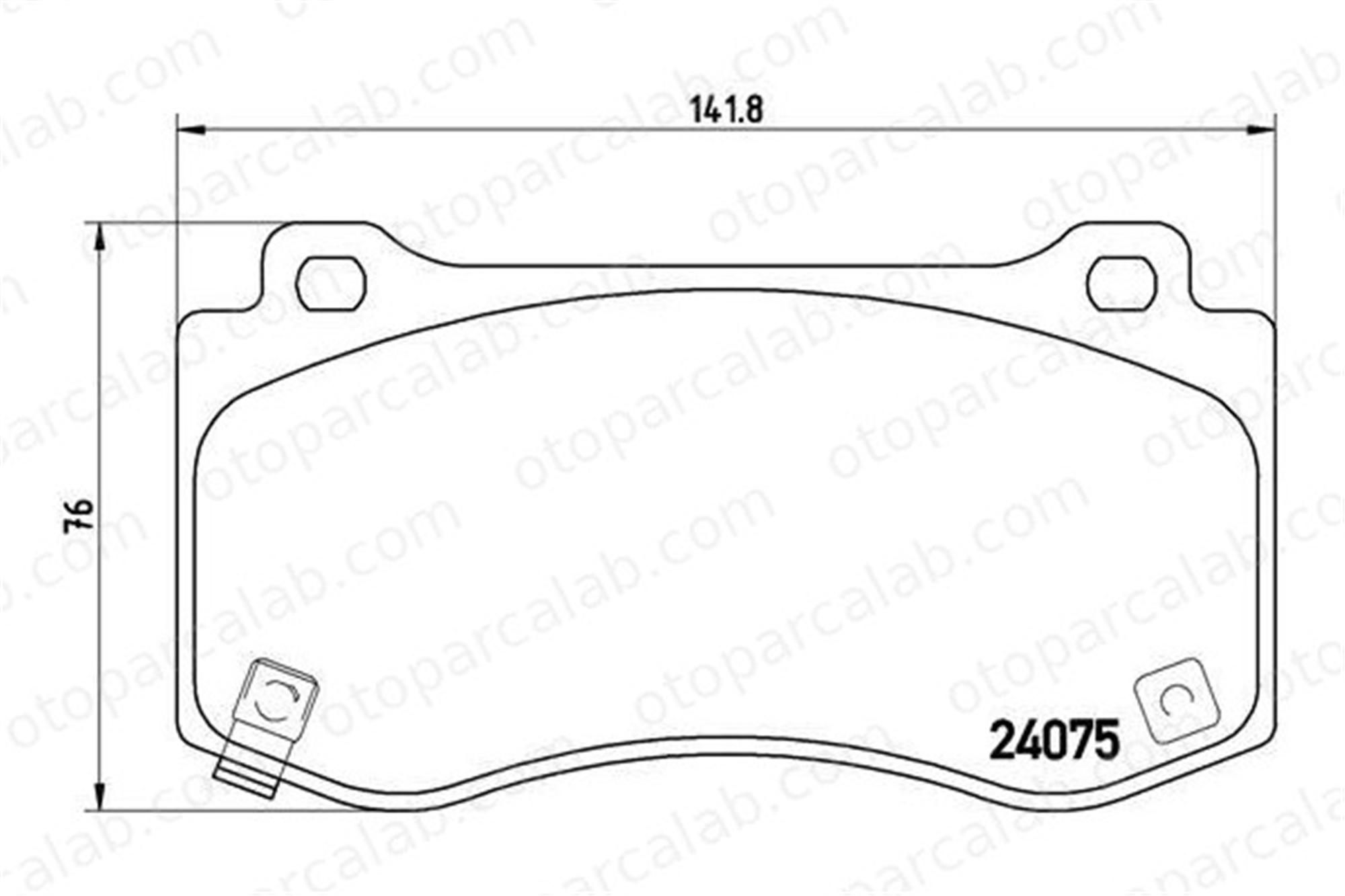 VALEO 671622 Fren Disk Balata Ön CHRYSLER 300C 300C Touring 5174311AA 5174311AB