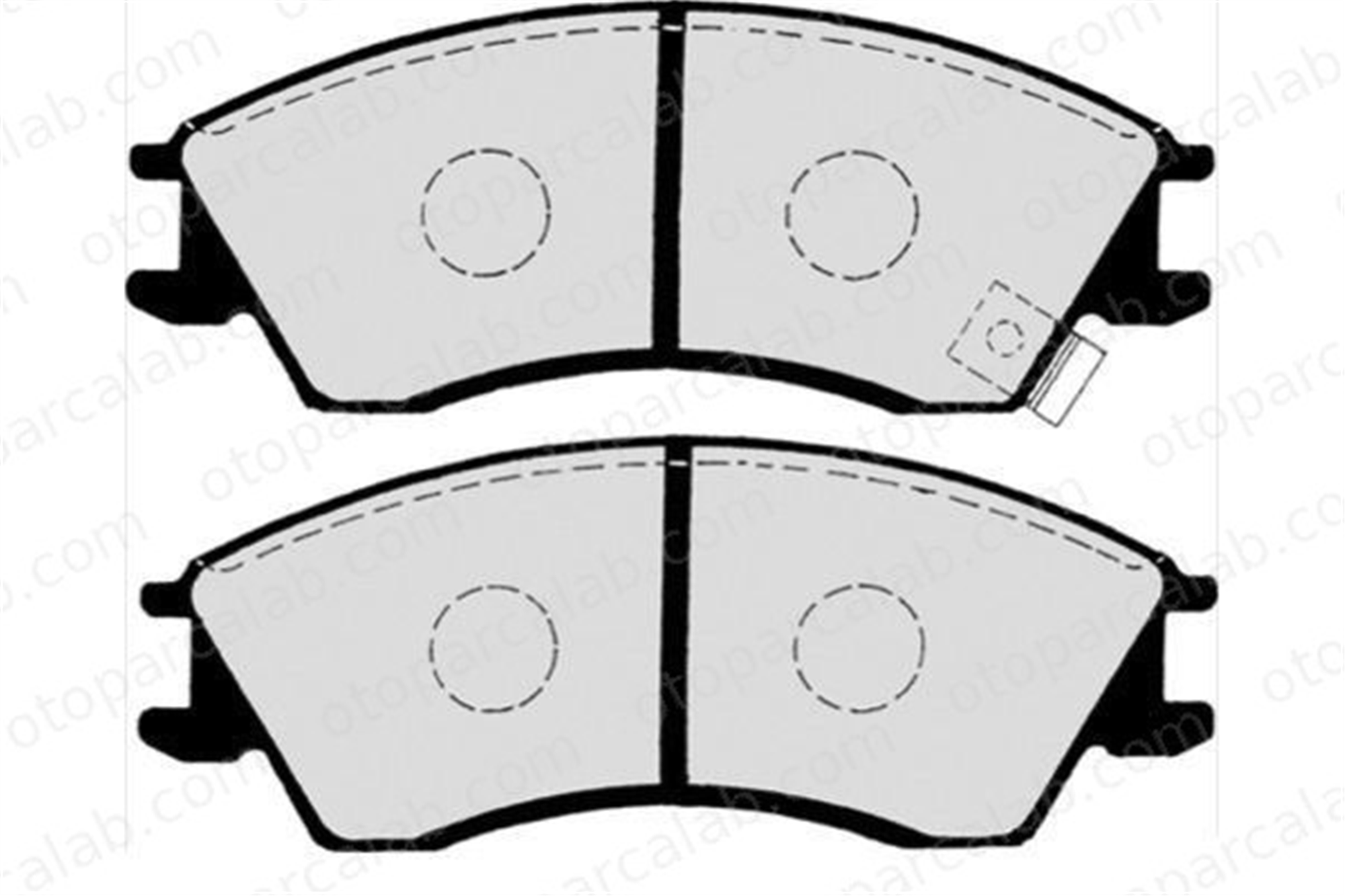 VALEO 671639 Fren Disk Balata Ön SUBARU JUSTY I 725193010 725193011