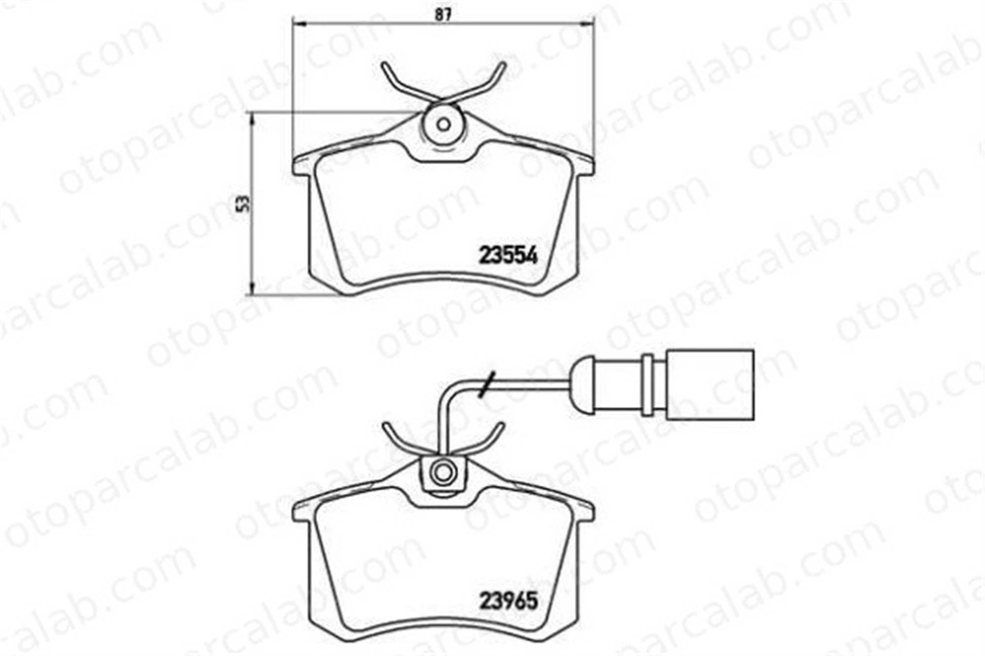 VALEO 671681 Fren Disk Balata Arka VW SHARAN SEAT ALHAMBRA 1109015 1133447
