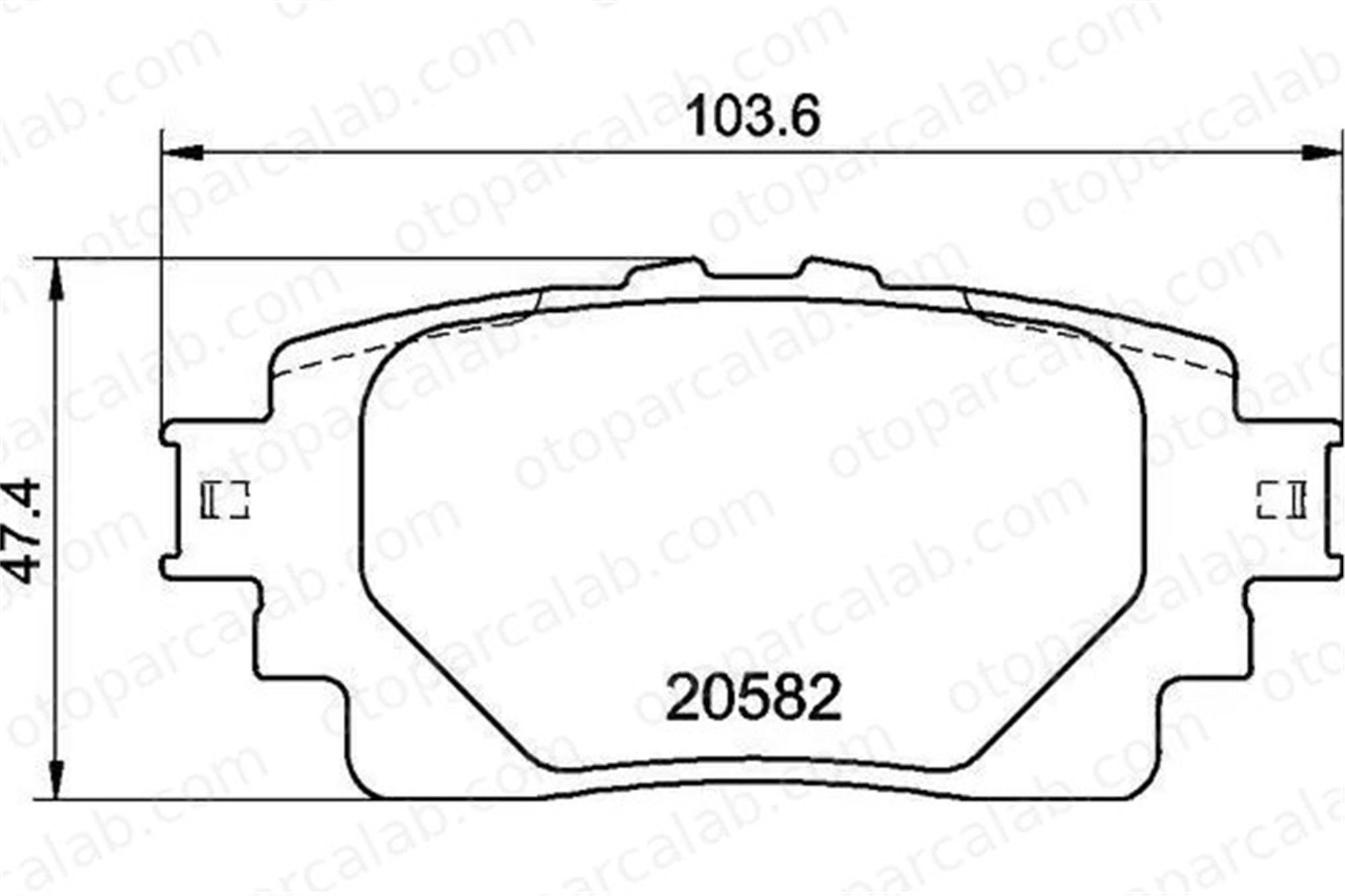 VALEO 671740 Fren Disk Balata Arka TOYOTA RAV 4 V HIGHLANDER 446642090 4466F4020