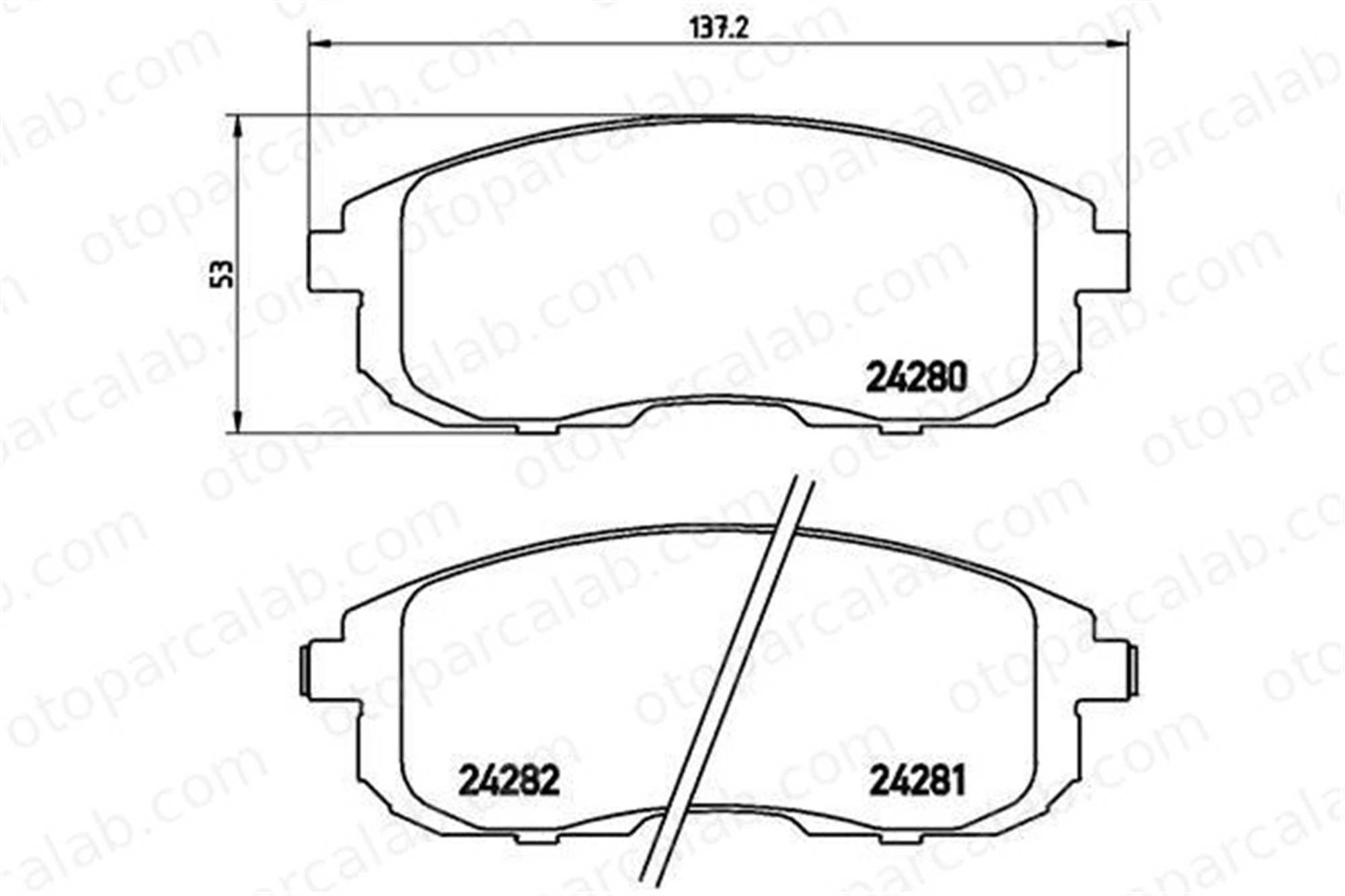 VALEO 671753 Fren Disk Balata Ön SUZUKI SX4 SX4 Sedan 5581080J51 5581080J50