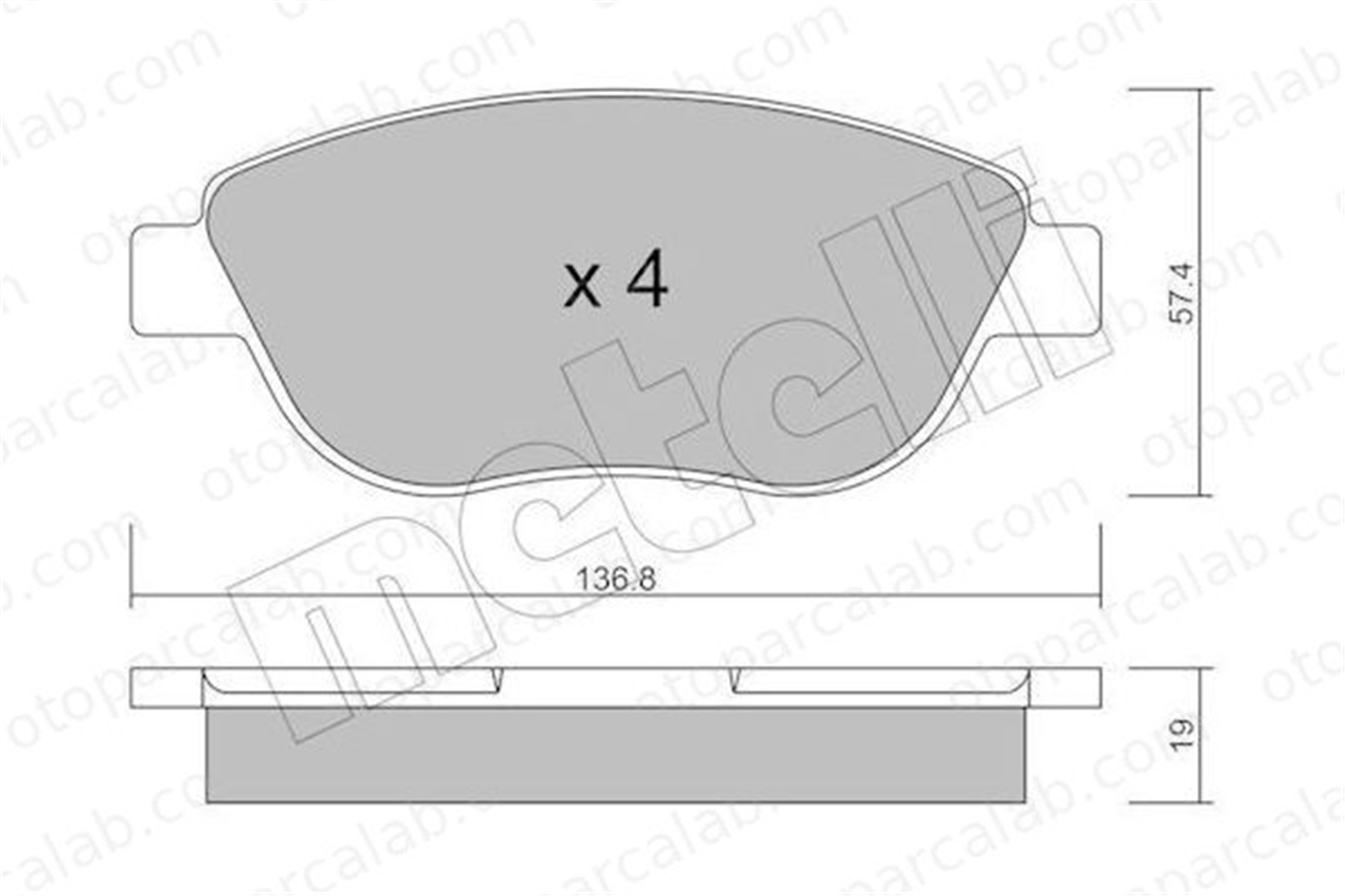 VALEO 671784 Fren Disk Balata Ön PEUGEOT 307 Break 307 SW 1613704080 16197