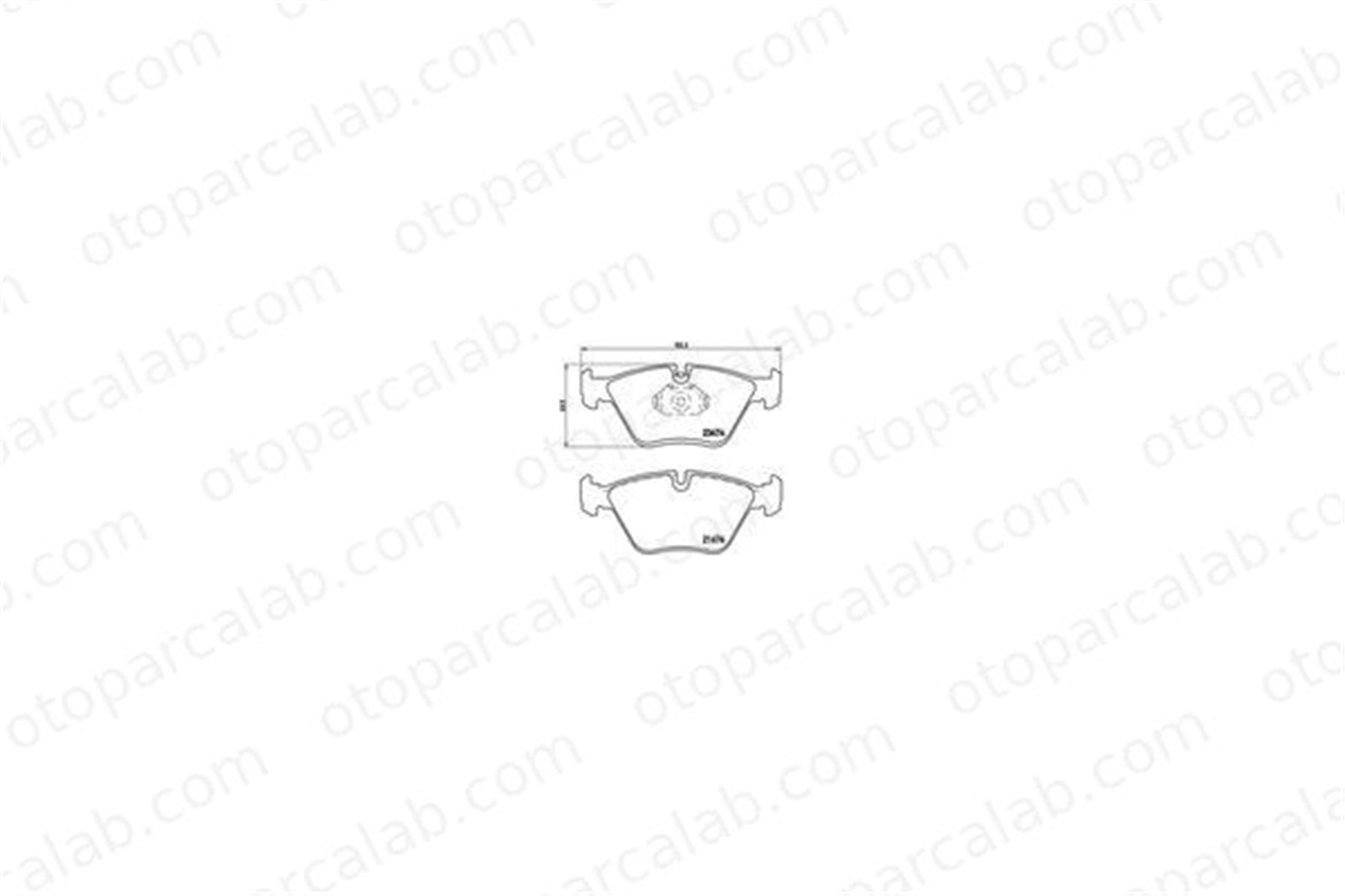VALEO 671811 Fren Disk Balata Ön BMW X3 5 34112282415 2282415