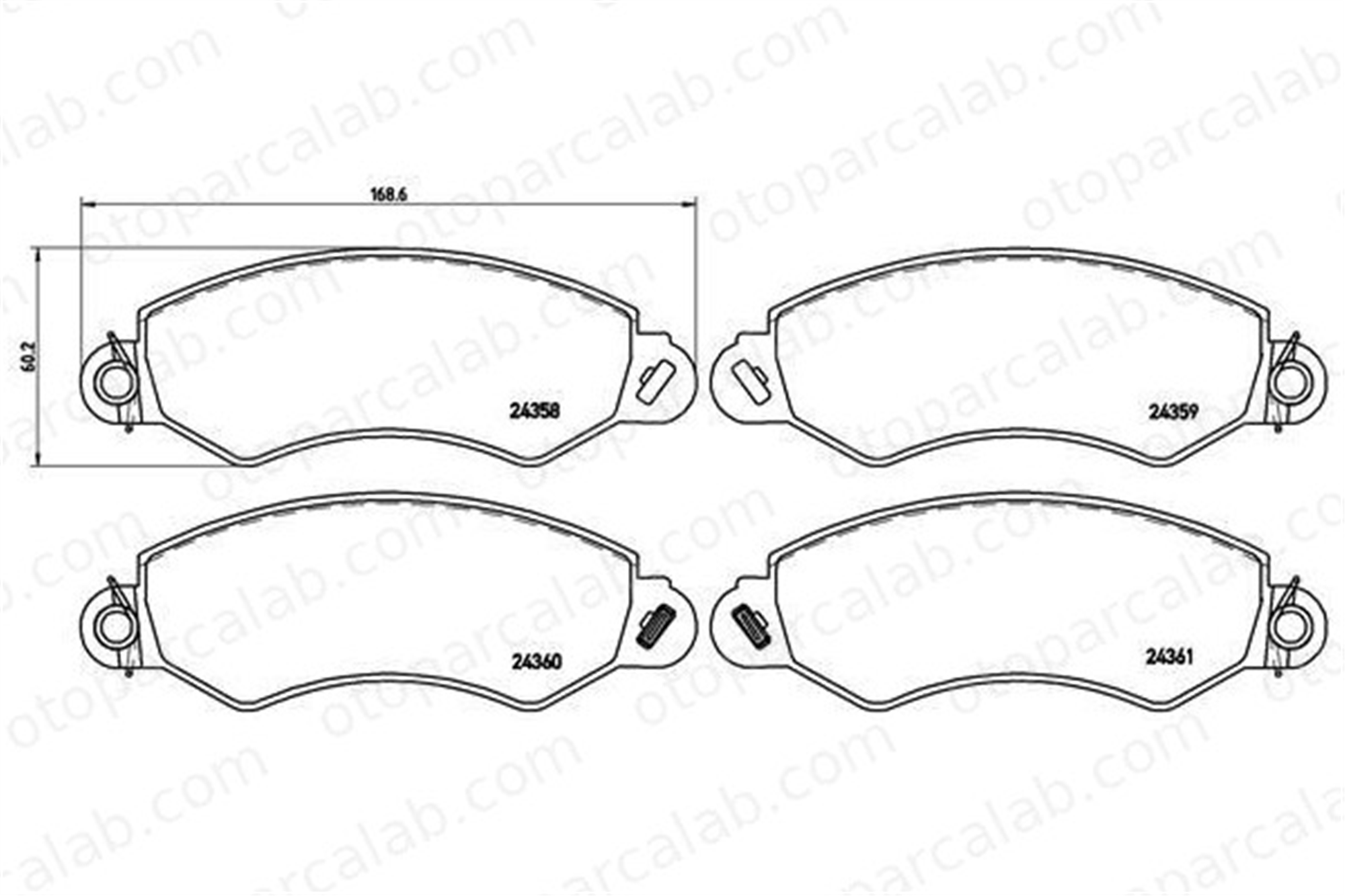 VALEO 671904 Fren Disk Balata Ön LDV MAXUS Minibüs/Otobüs MAXUS Panelvan/Van 545990001 545990027